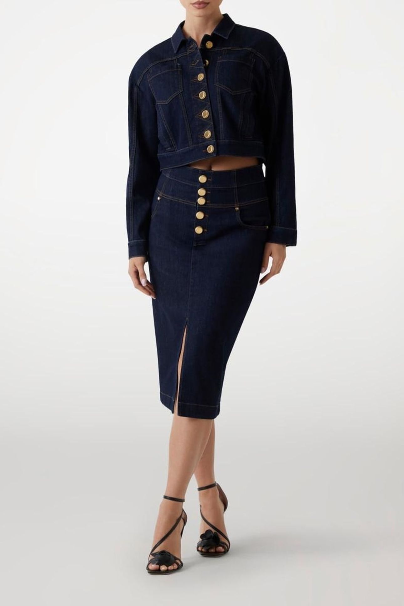 KYLIE PENCIL DENIM S RINSE 1