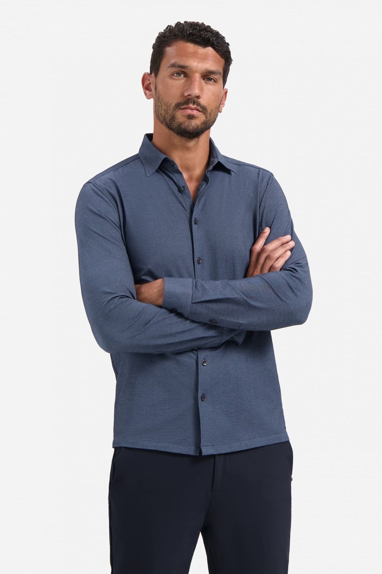 SHIRT JERSEY WASHED BLUE 1