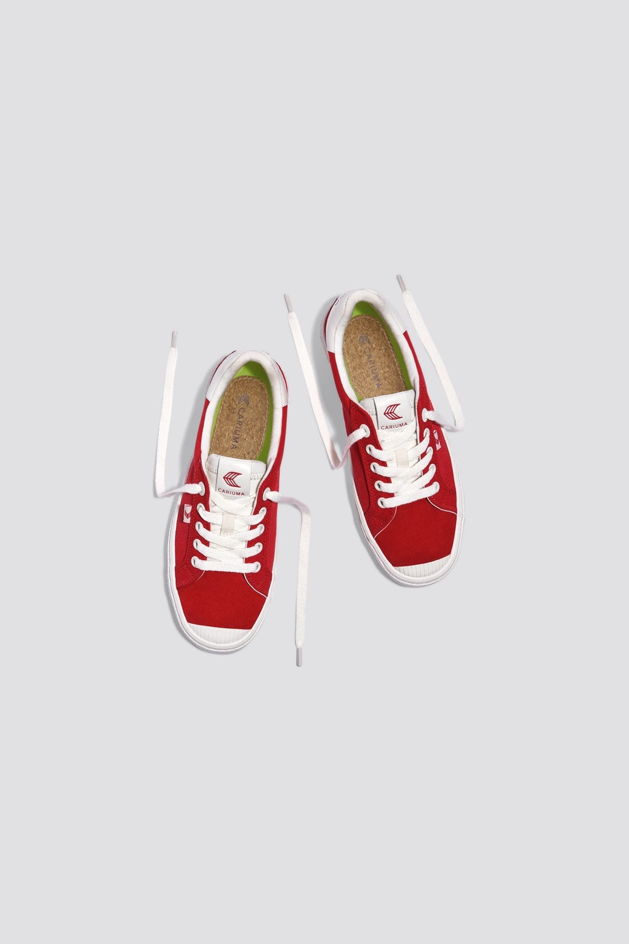 OCA NYLON AND SUEDE SCARLET RED 4