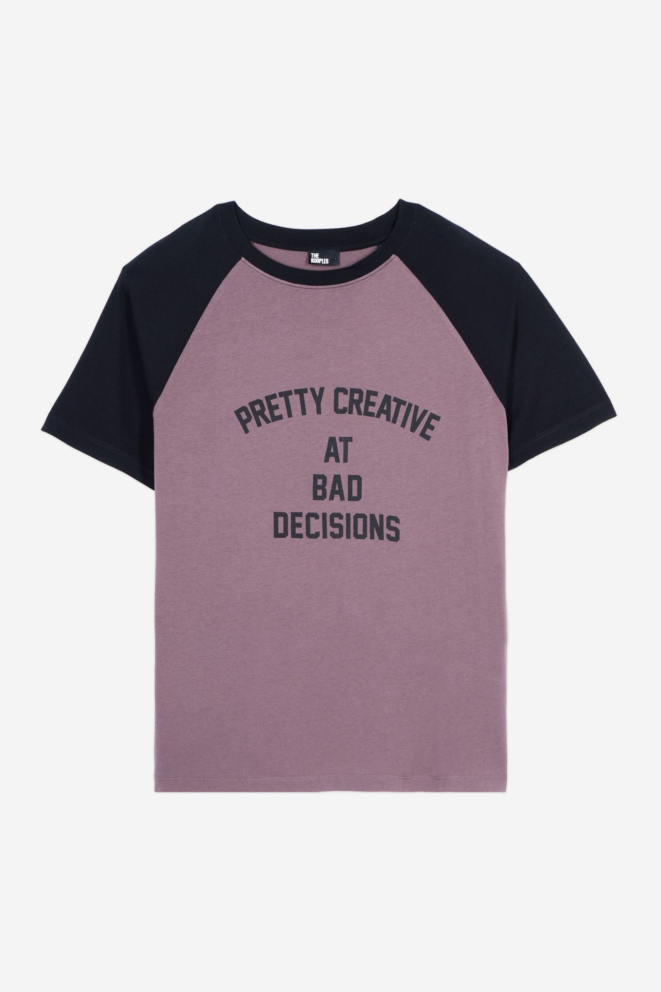SHORT-SLEEVED T-SHIRT WITH PRINT ON THE FRONT BROWN 2