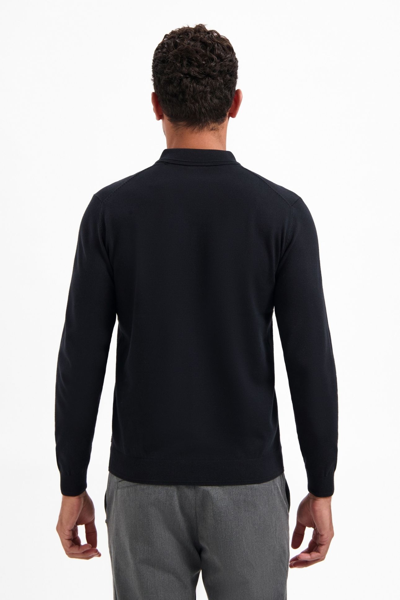 PULLOVER POLO ZIP BLACK 4