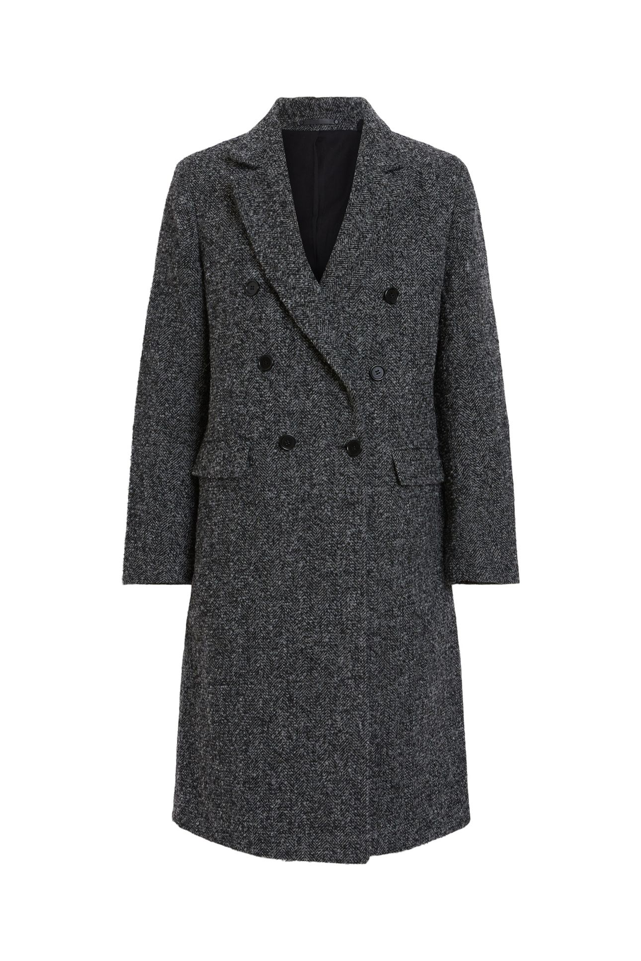 KEEGAN COAT BLACK/WHITE 9