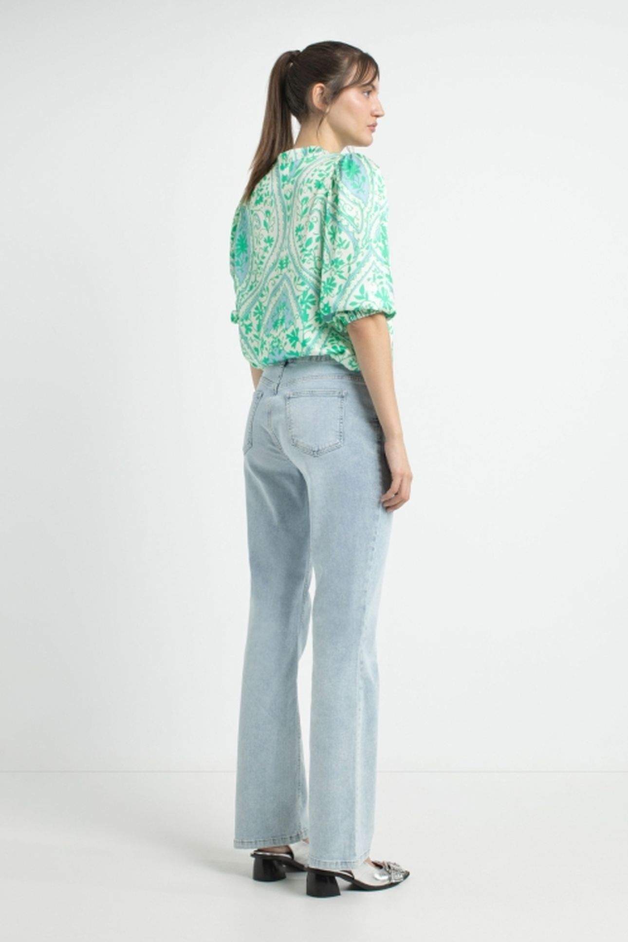 ALESSANDRO DENIM FLARE LIGHT JEANS 3