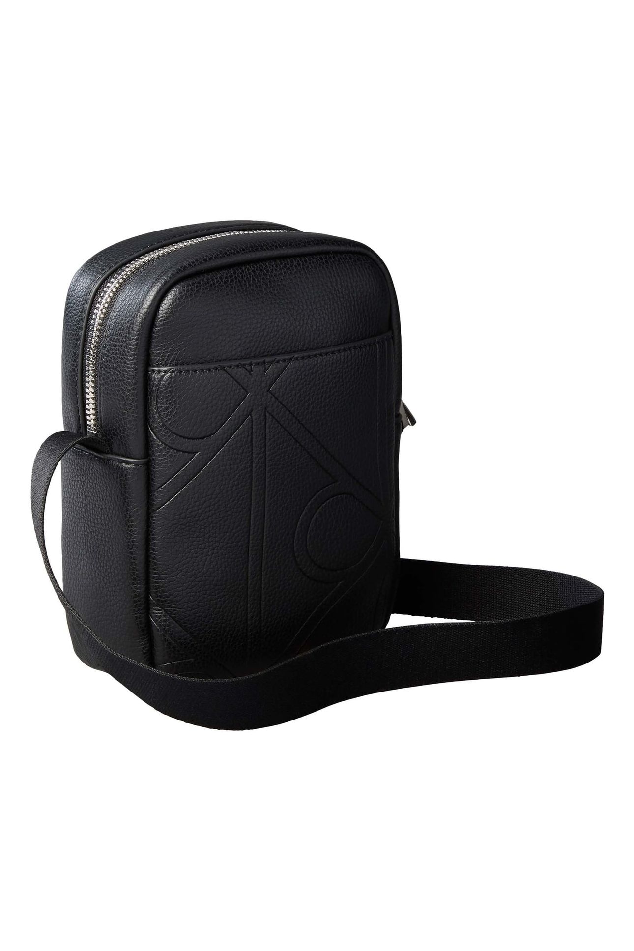 EMBLEM AOP EMBOSS CROSSOVER BLACK 2
