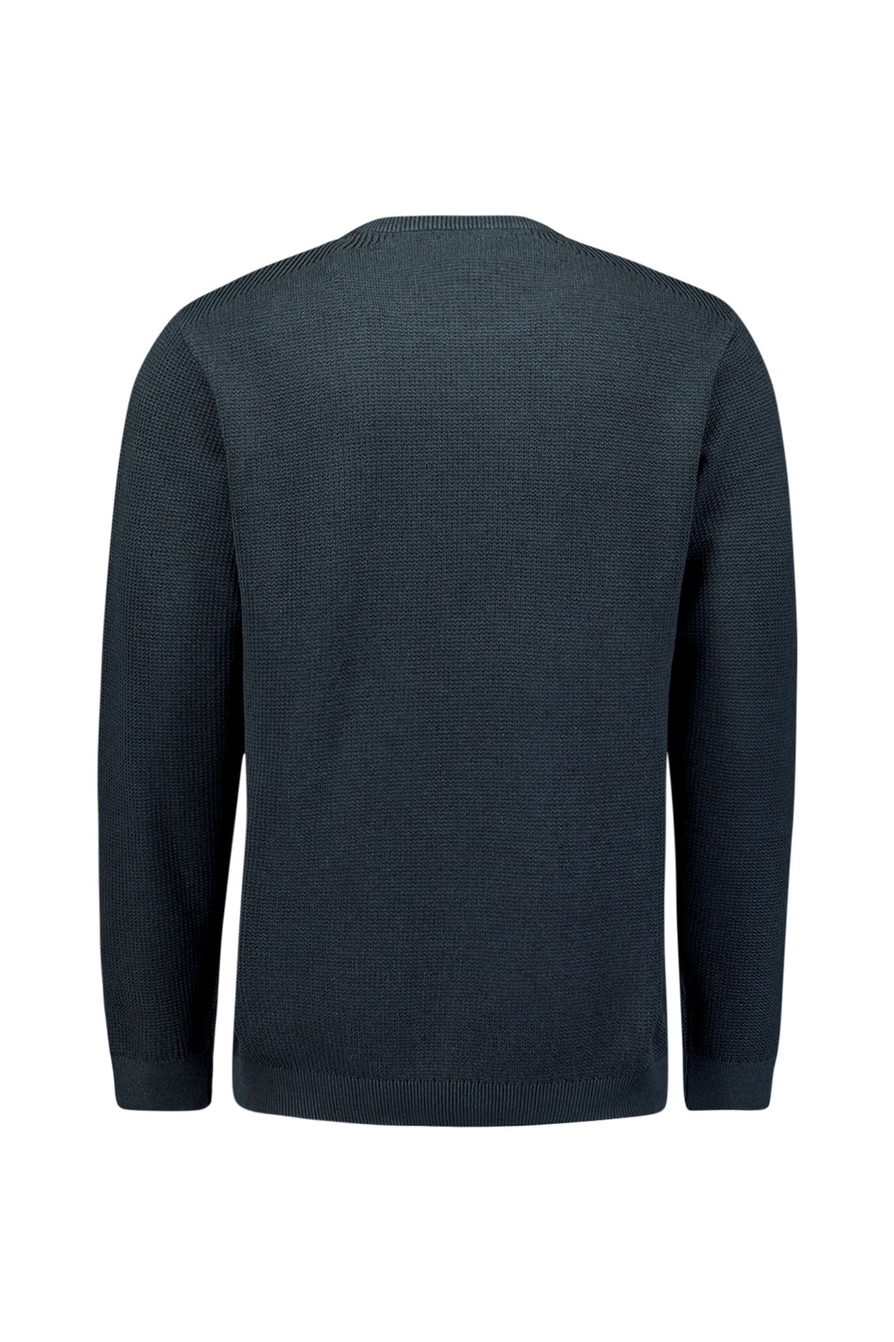 PULLOVER CREWNECK PLATED STRUCTURE KNIT NIGHT 6