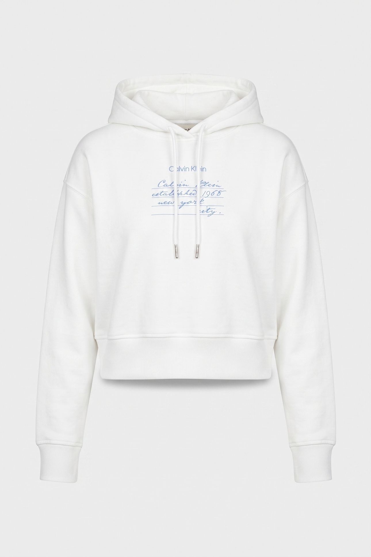 LONG SLEEVE FRENCH TERRY GRAPHIC BRIGHT WHITE 3