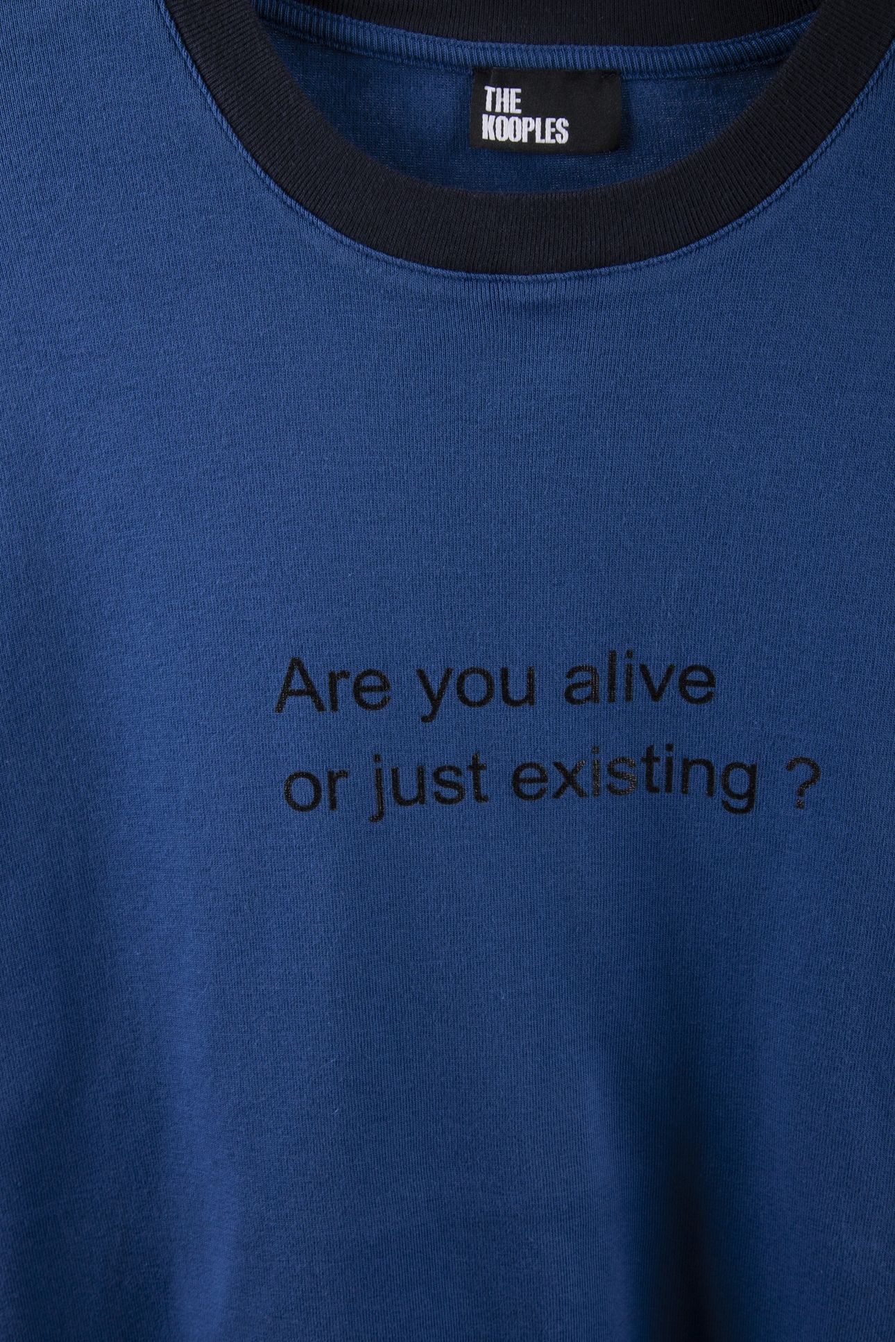 SHORT-SLEEVED T-SHIRT WITH PRINT ON THE FRONT BLUE BRUT 8