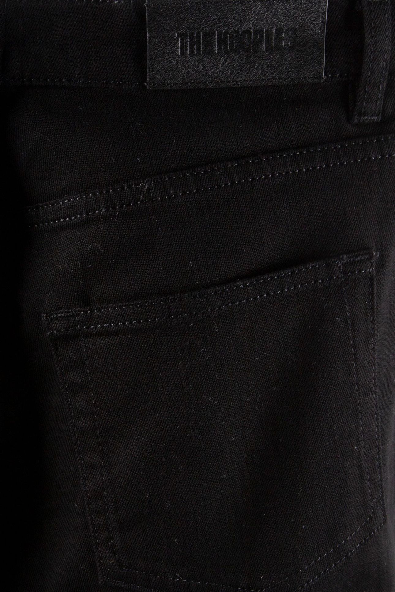 SLIM BLACK DENIM JEANS BLACK BRUT 5