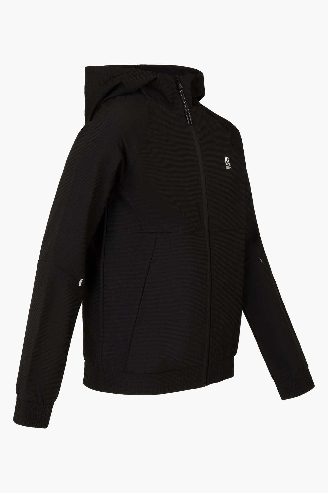 QUARTZ FZ WOVEN HOOD BLACK 3