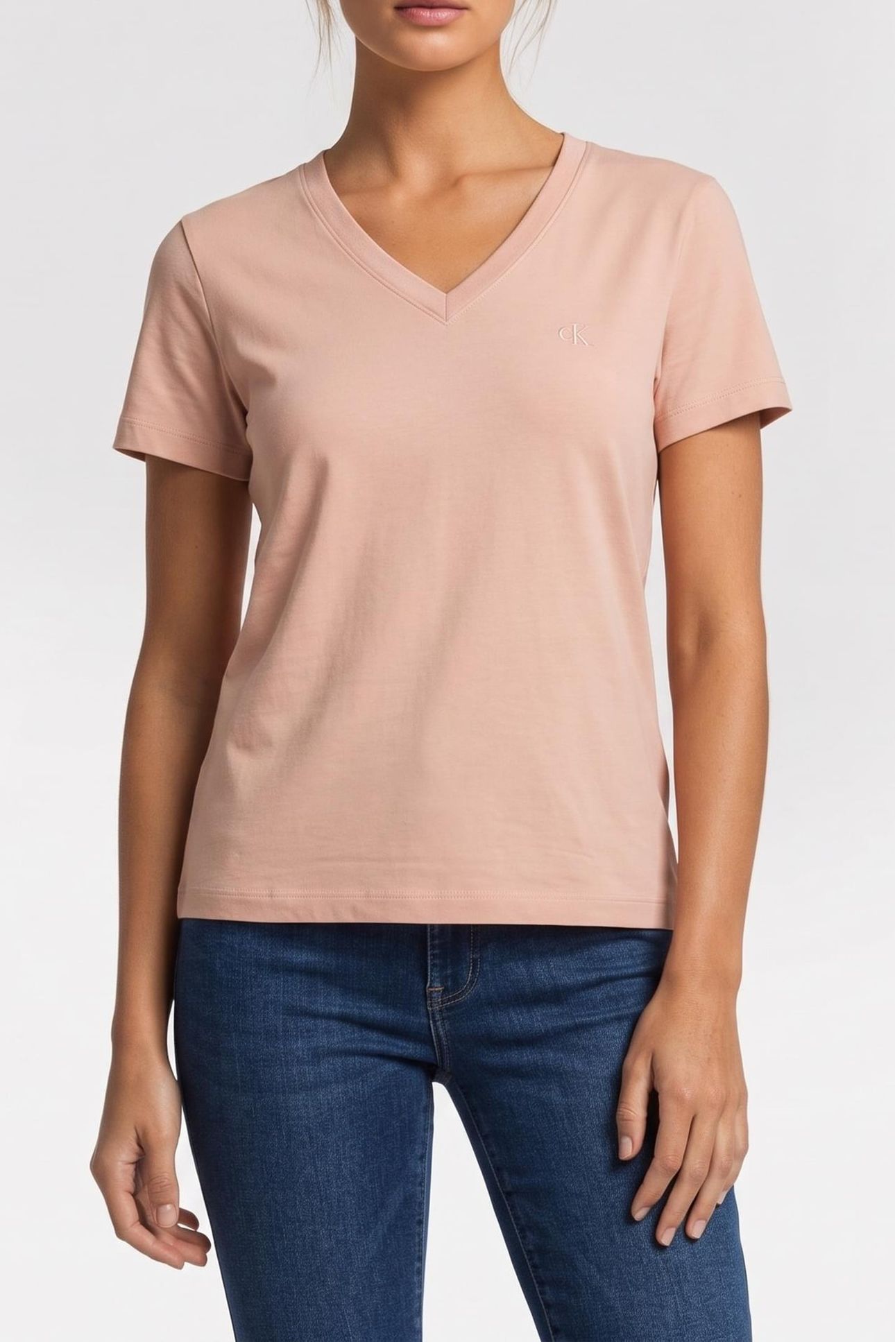 SS MONOGRAM V-NECK TEE TUSCAN WIND 1