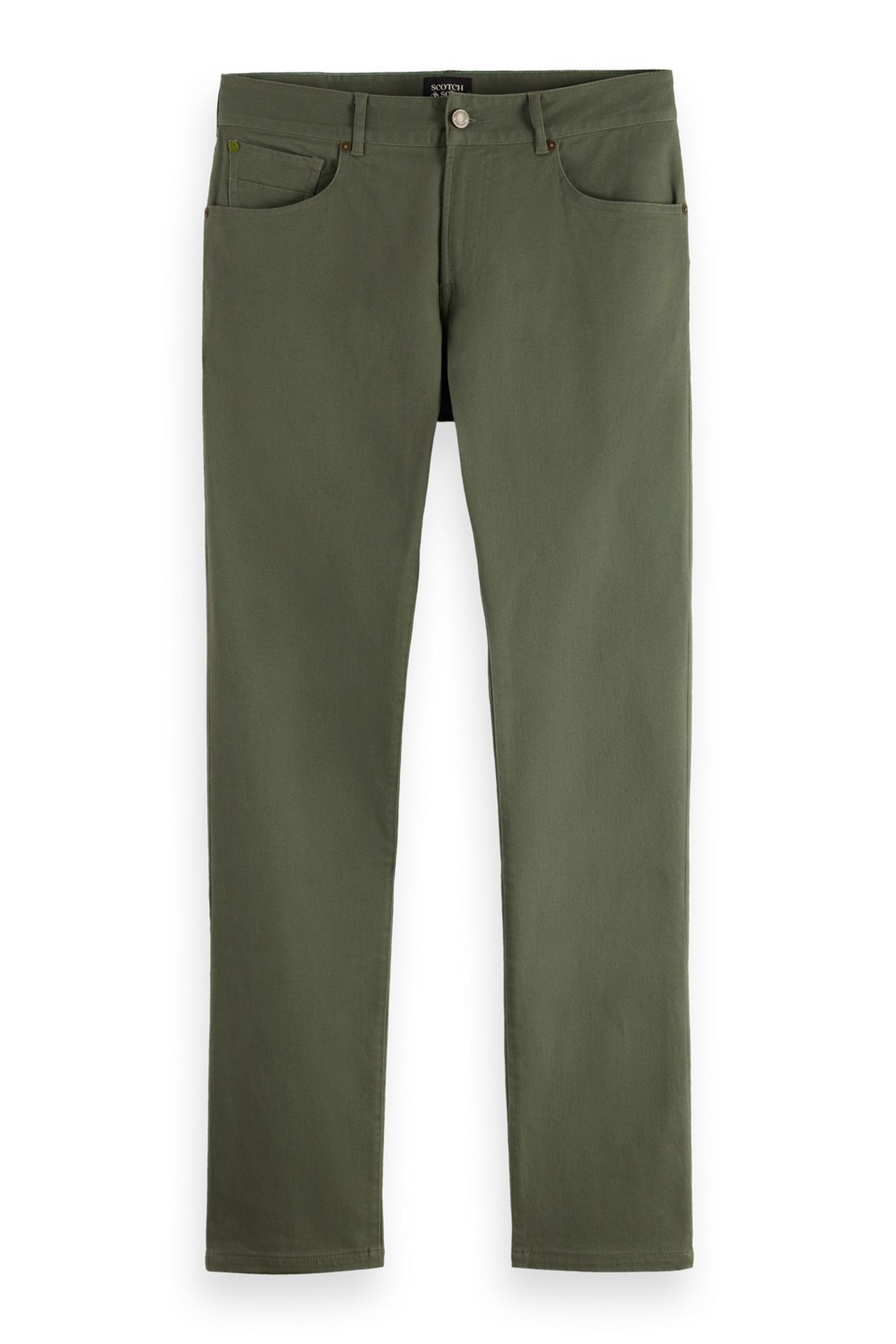RALSTON- COTTON-BLEND TWILL REGULAR SLIM FIT 5-POCKET PANT T 3