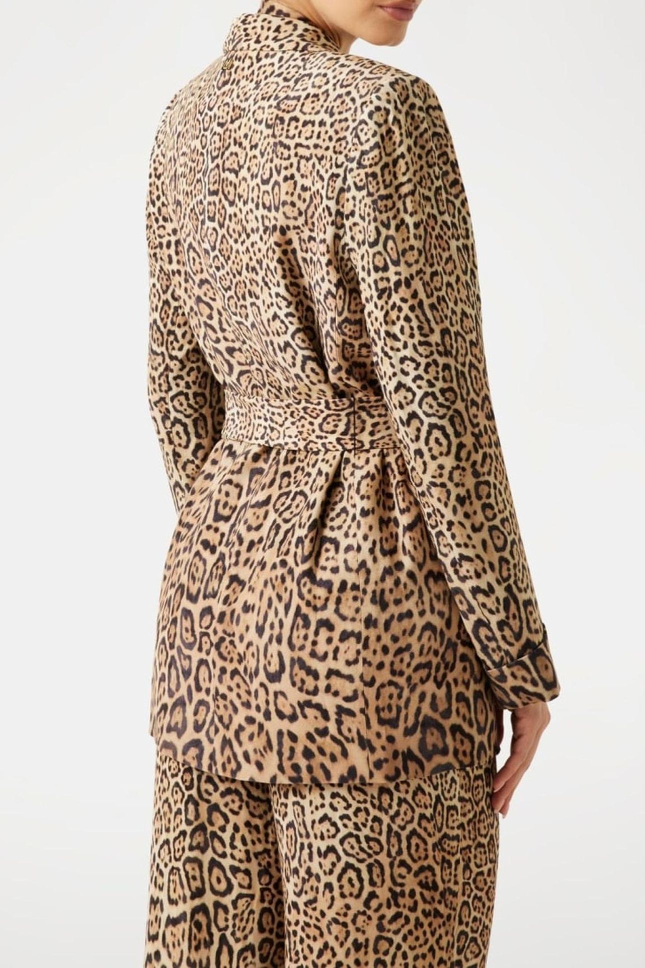AMY BELTED BLAZER CHARMING LEOPARD DEG 2