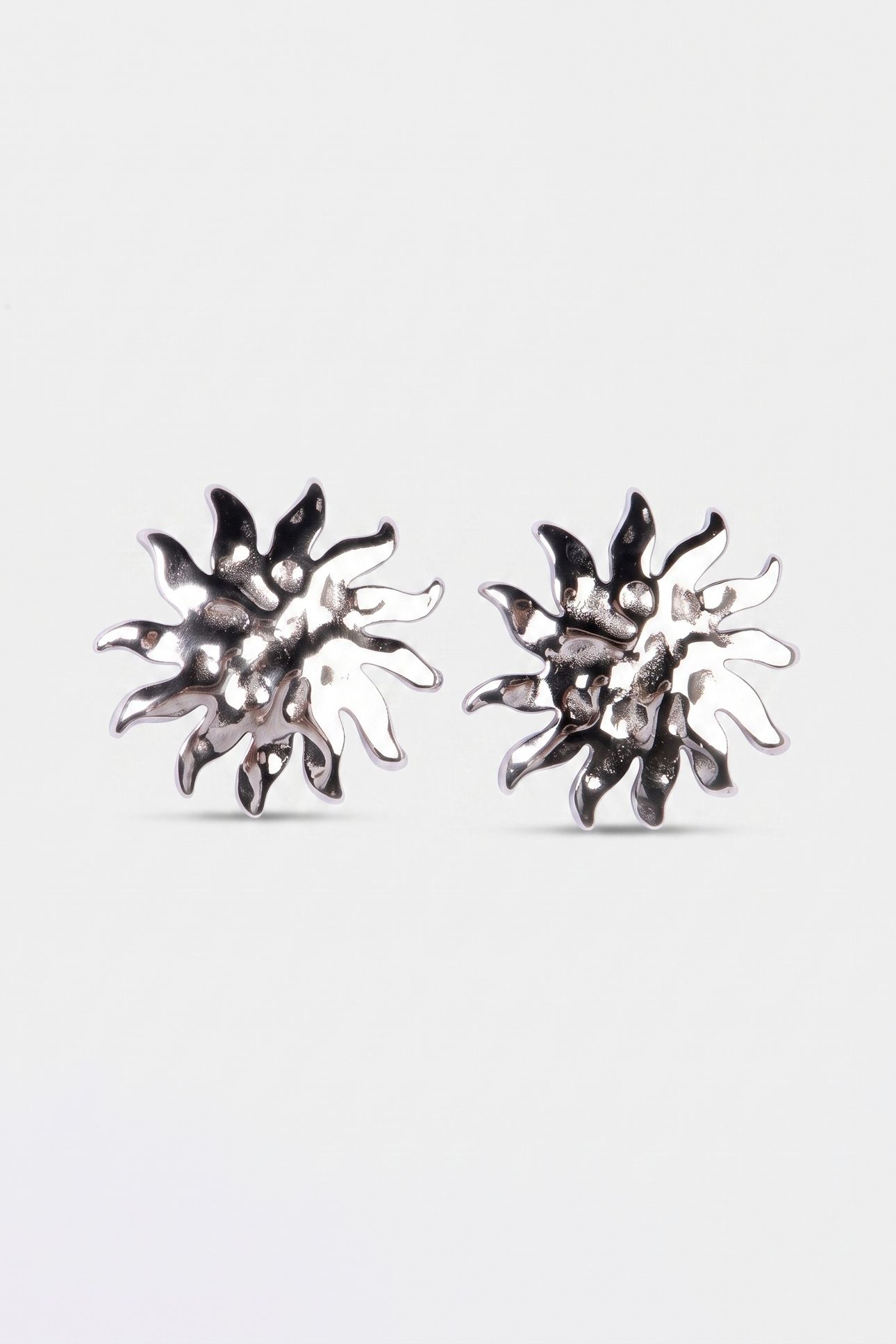 ICONIC SUN OHRRINGE SILVER 3