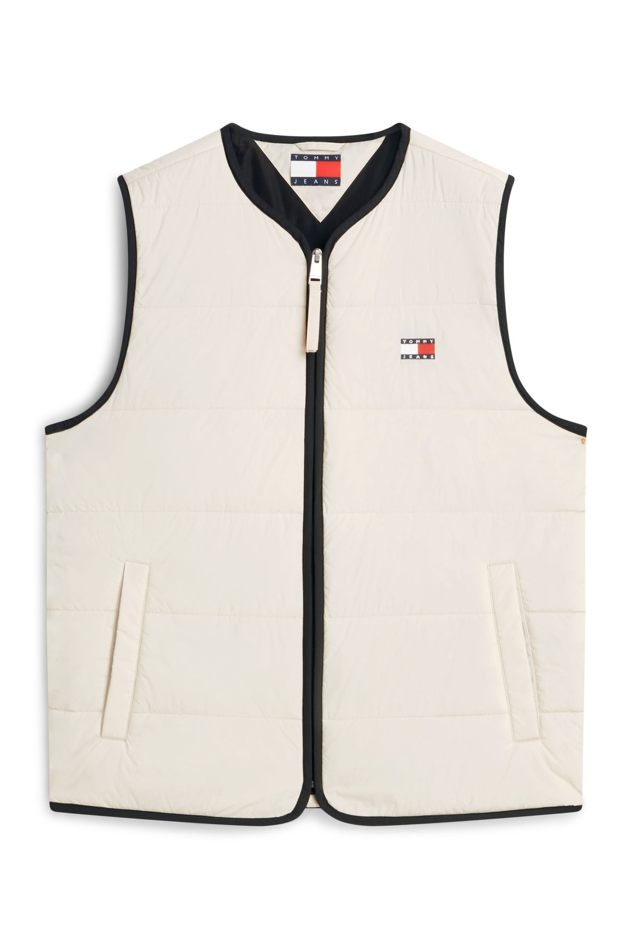 FLAG QUILTED VEST CLASSIC BEIGE 4