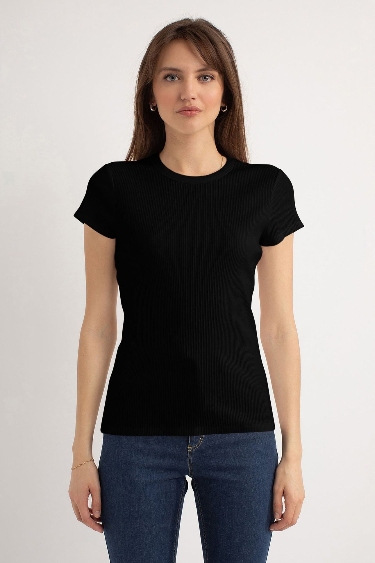 HARLEY SS RIB T-SHIRT BLACK 1