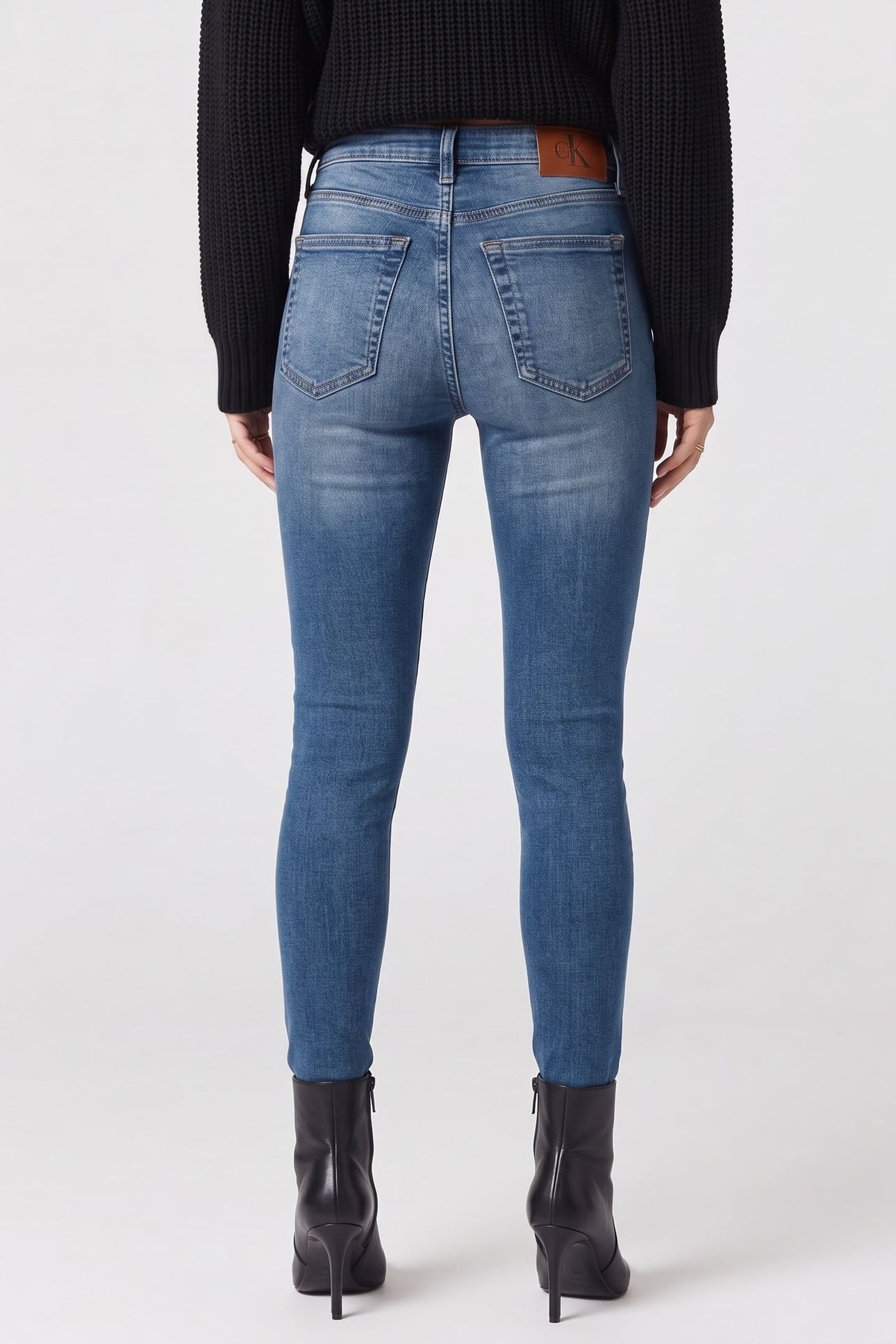 MID RISE SKINNY INDIGO JEAN INDIGO STATION 2