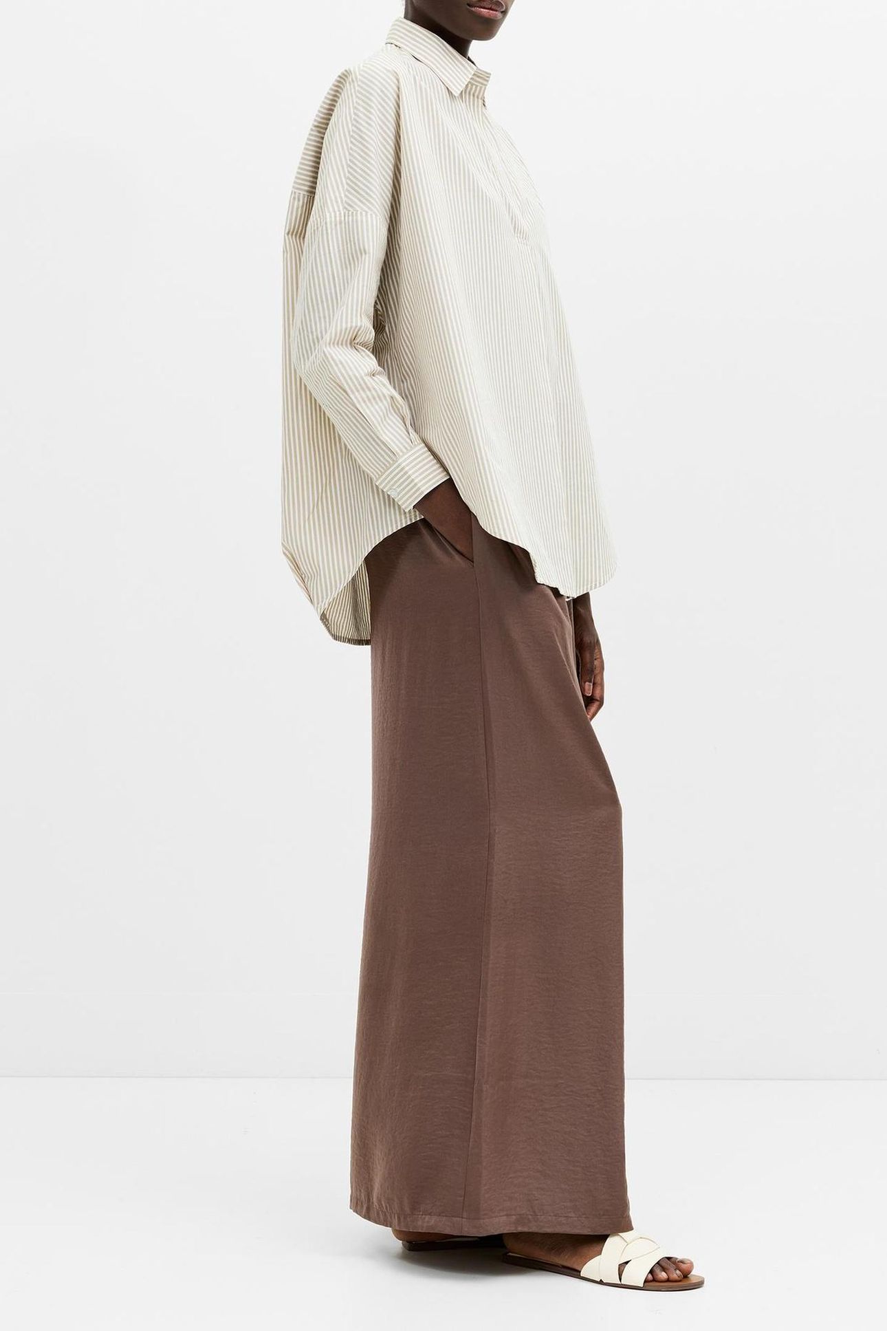 STRIPE POPLIN L/S POPOVER INCENSE/WHITE 4