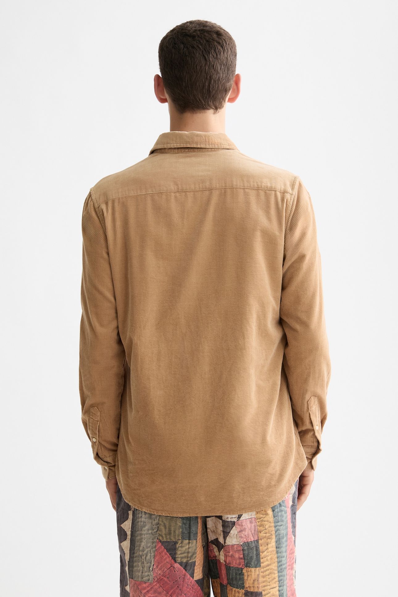 REGULAR-FIT CORDUROY SHIRT TANNIN 3