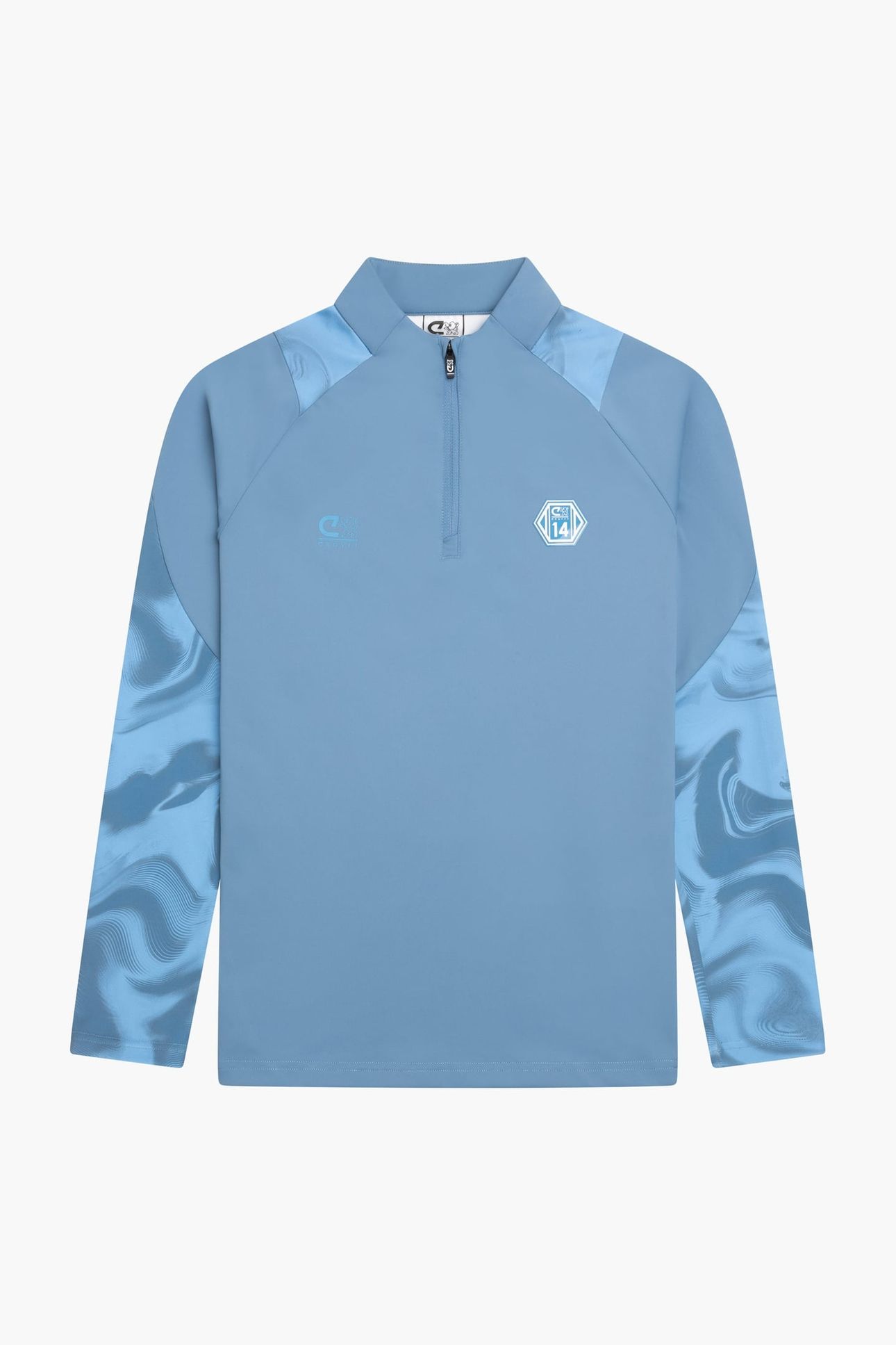 DEFENSE 1/4 ZIP TOP DARK BLUE 1