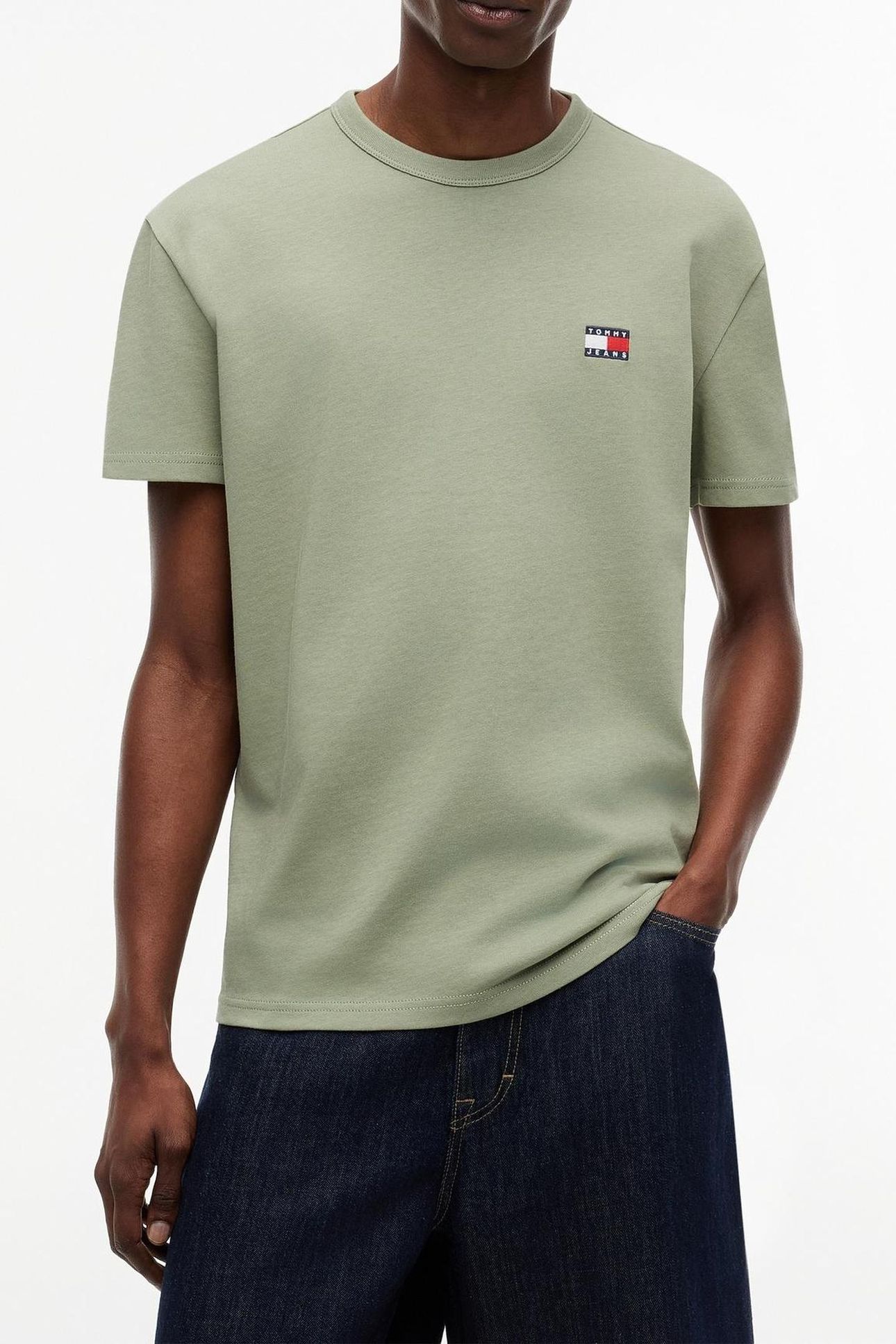 REGULAR BADGE TEE EX SPRING OLIVE 1