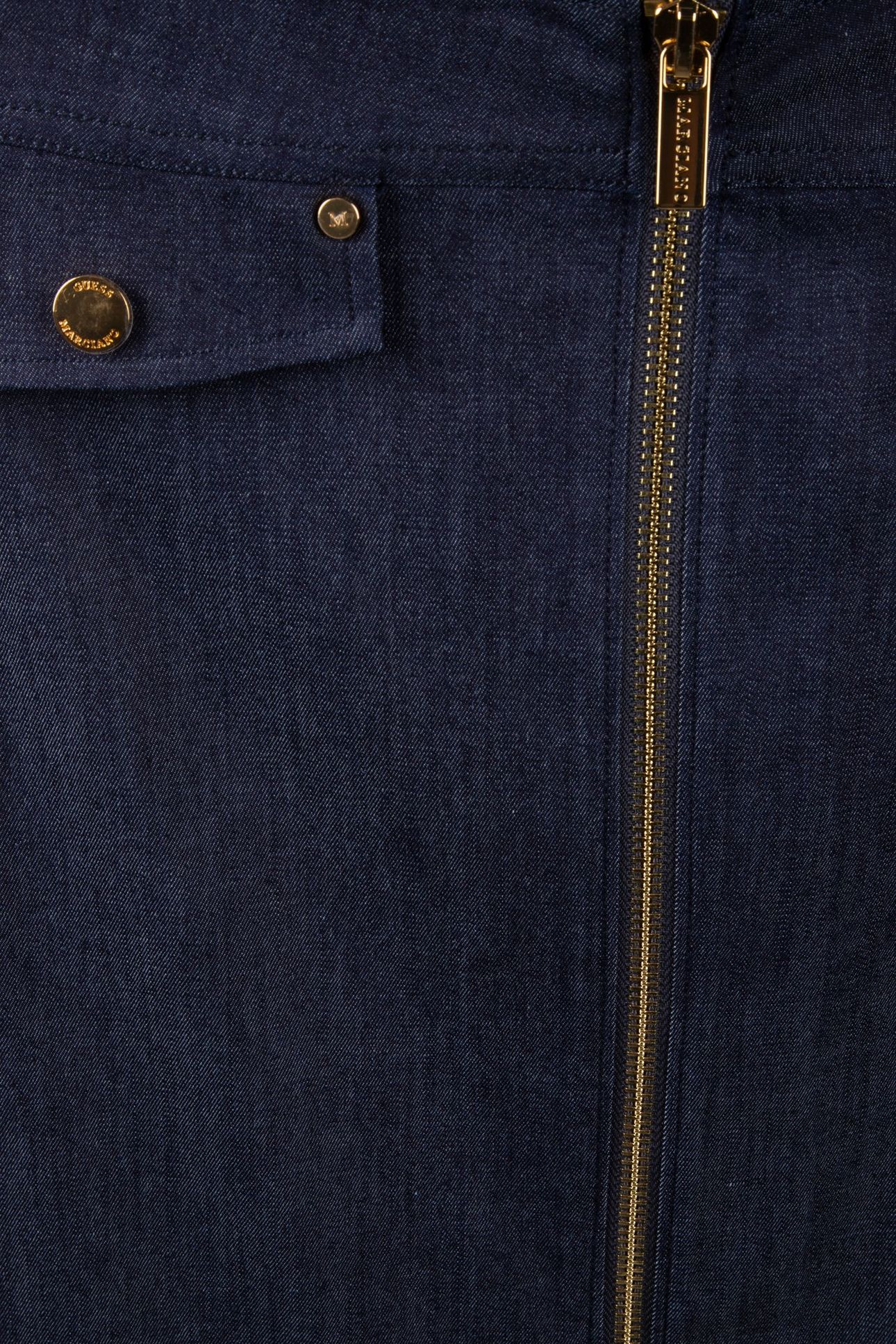 ZIPPED PENCIL MIDI S DARK WASH 4
