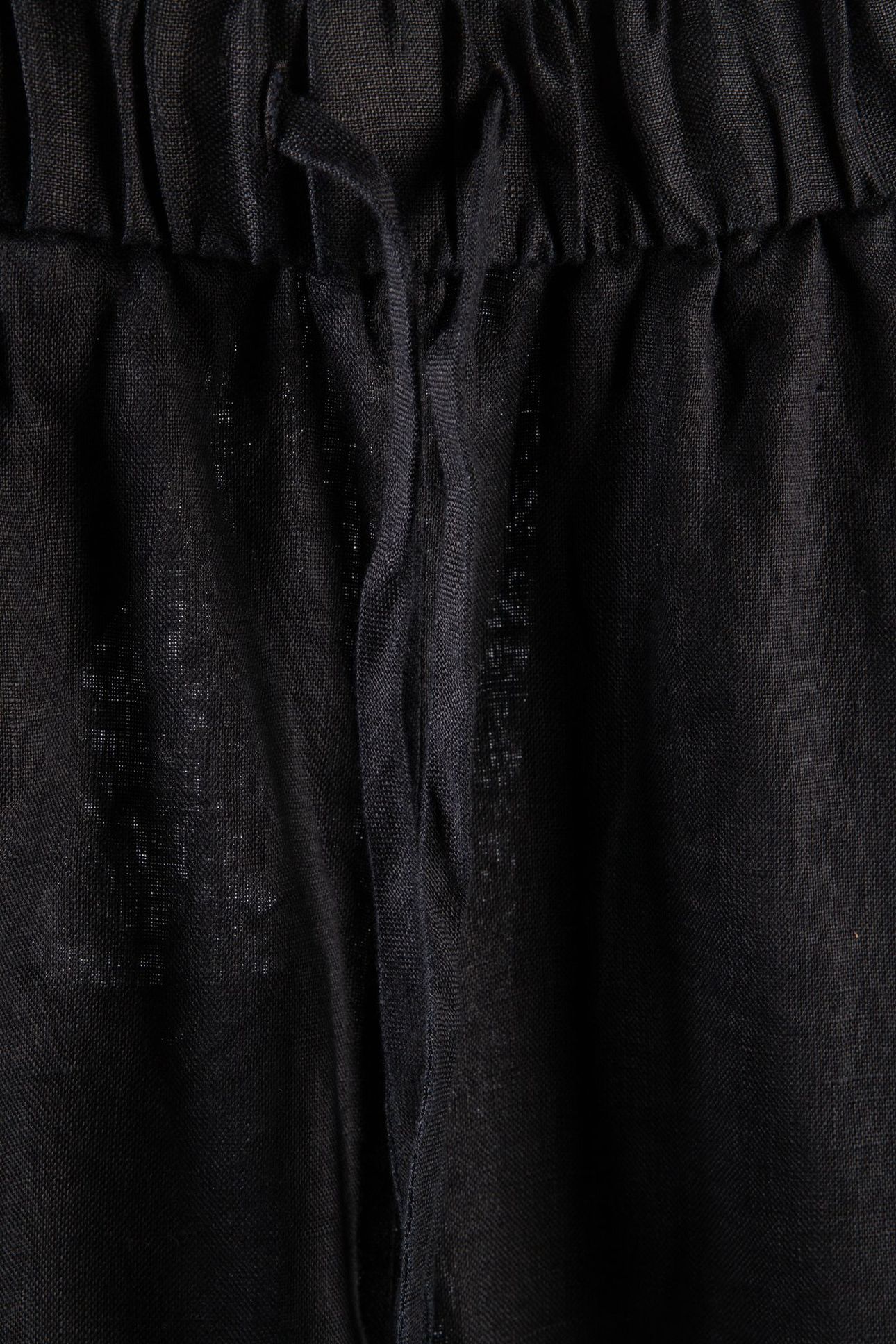 LUDVIG LINEN TROUSERS BLACK 4