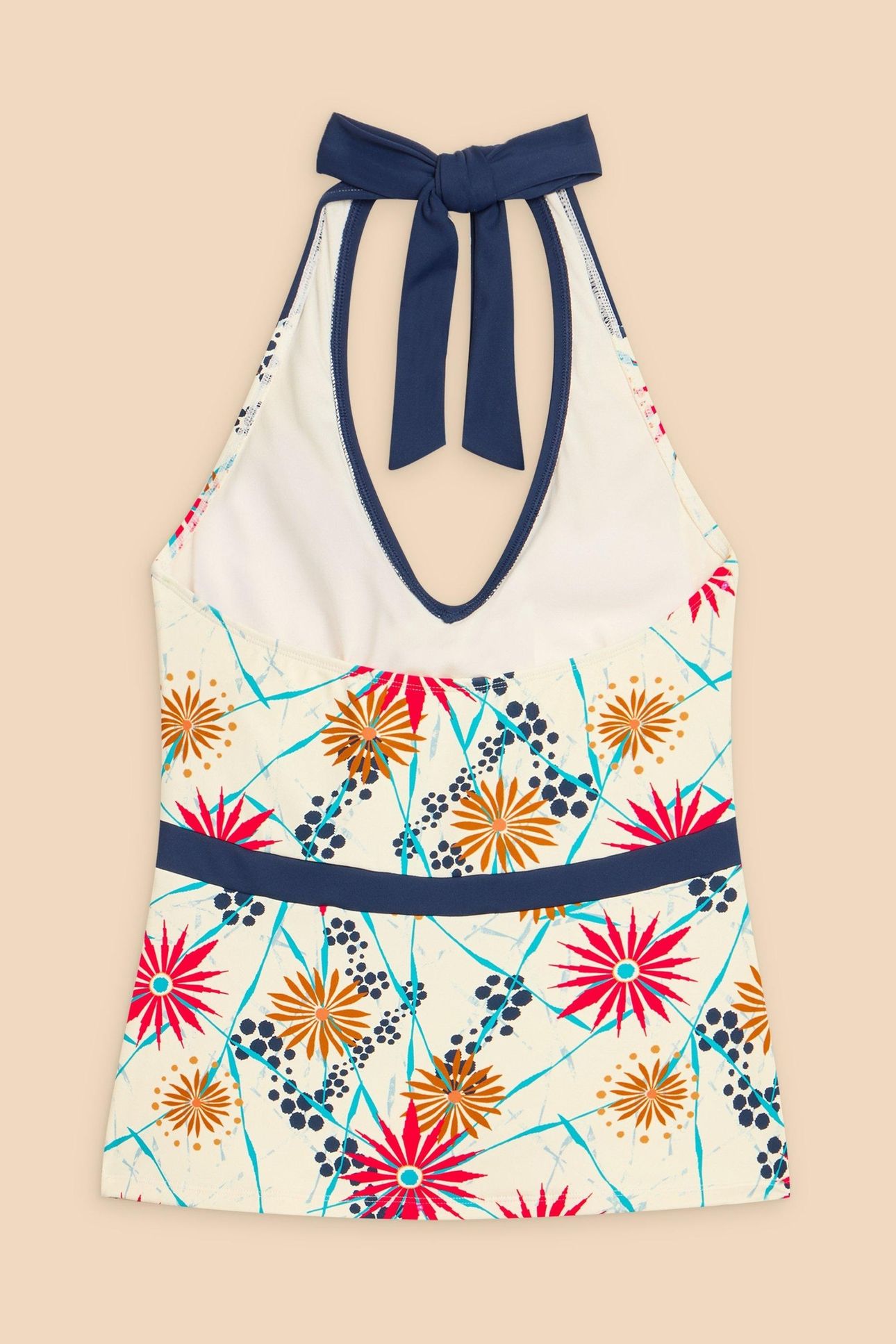 VALLEY TANKINI TOP IVORY MULTI 5