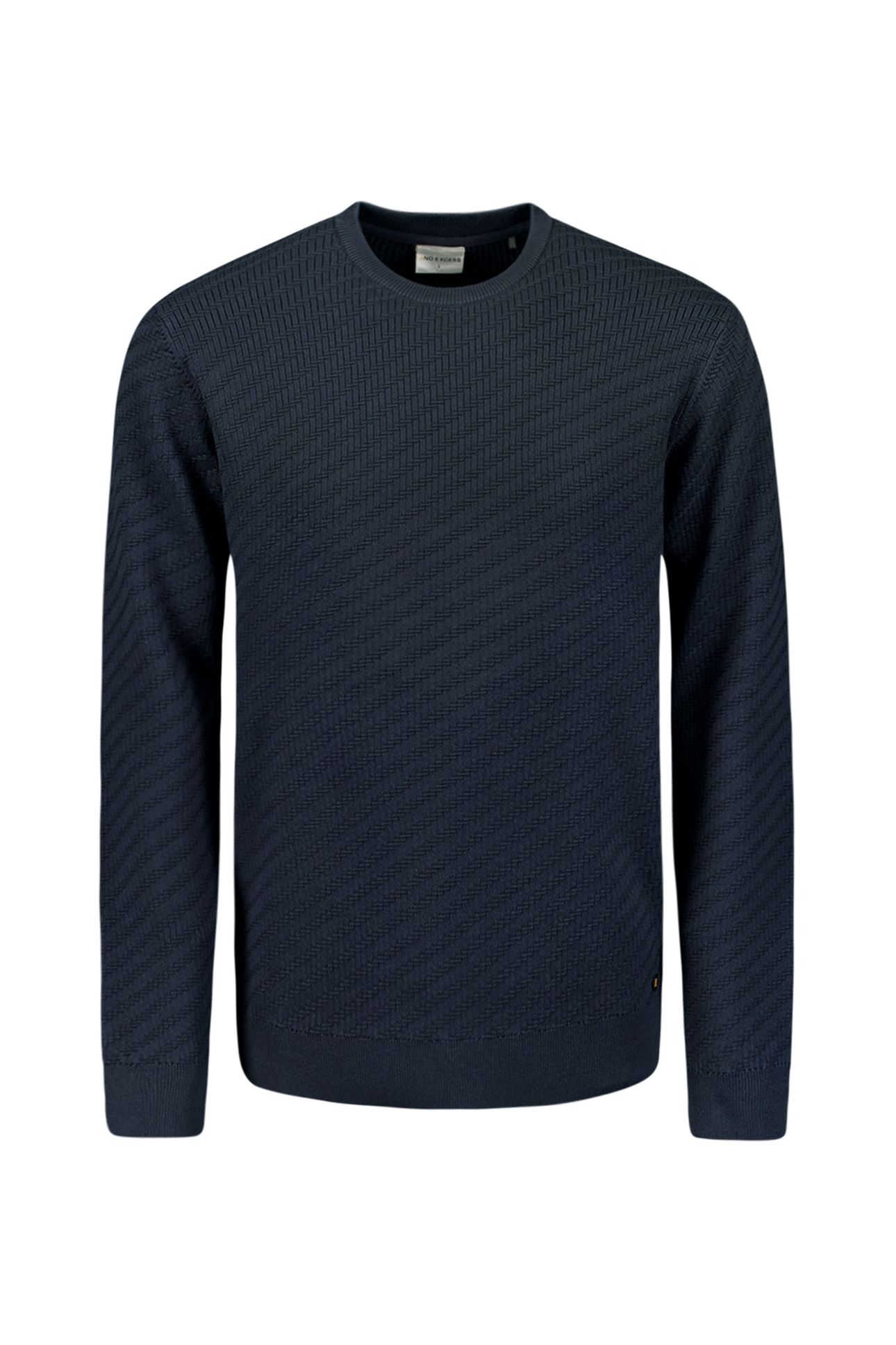 PULLOVER CREWNECK JACQUARD SOLID NIGHT 5