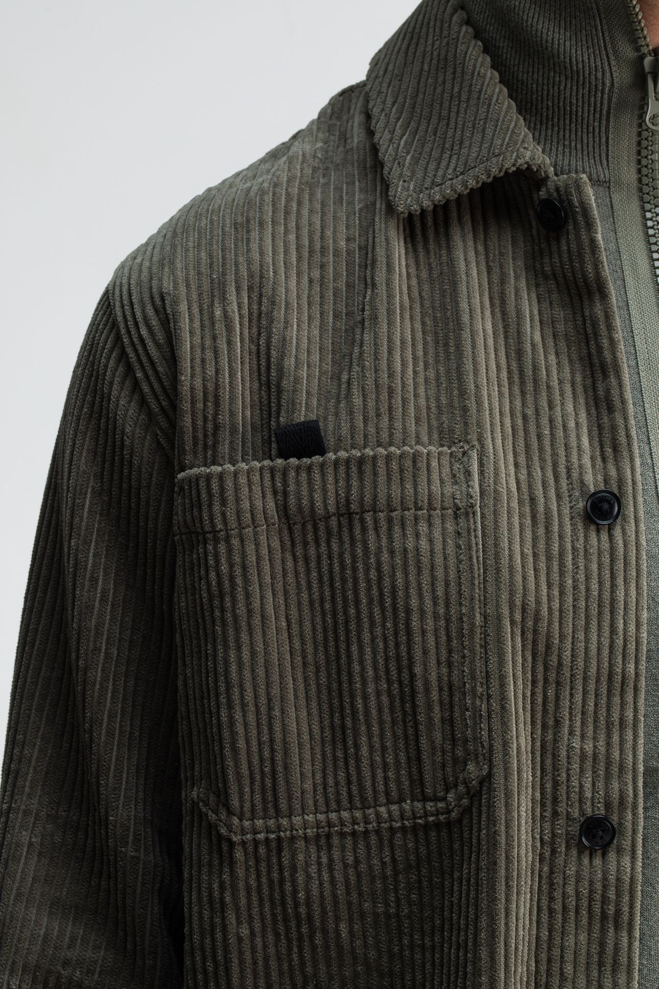COLBY CORD OVERSHIRT MOCHA BROWN 6