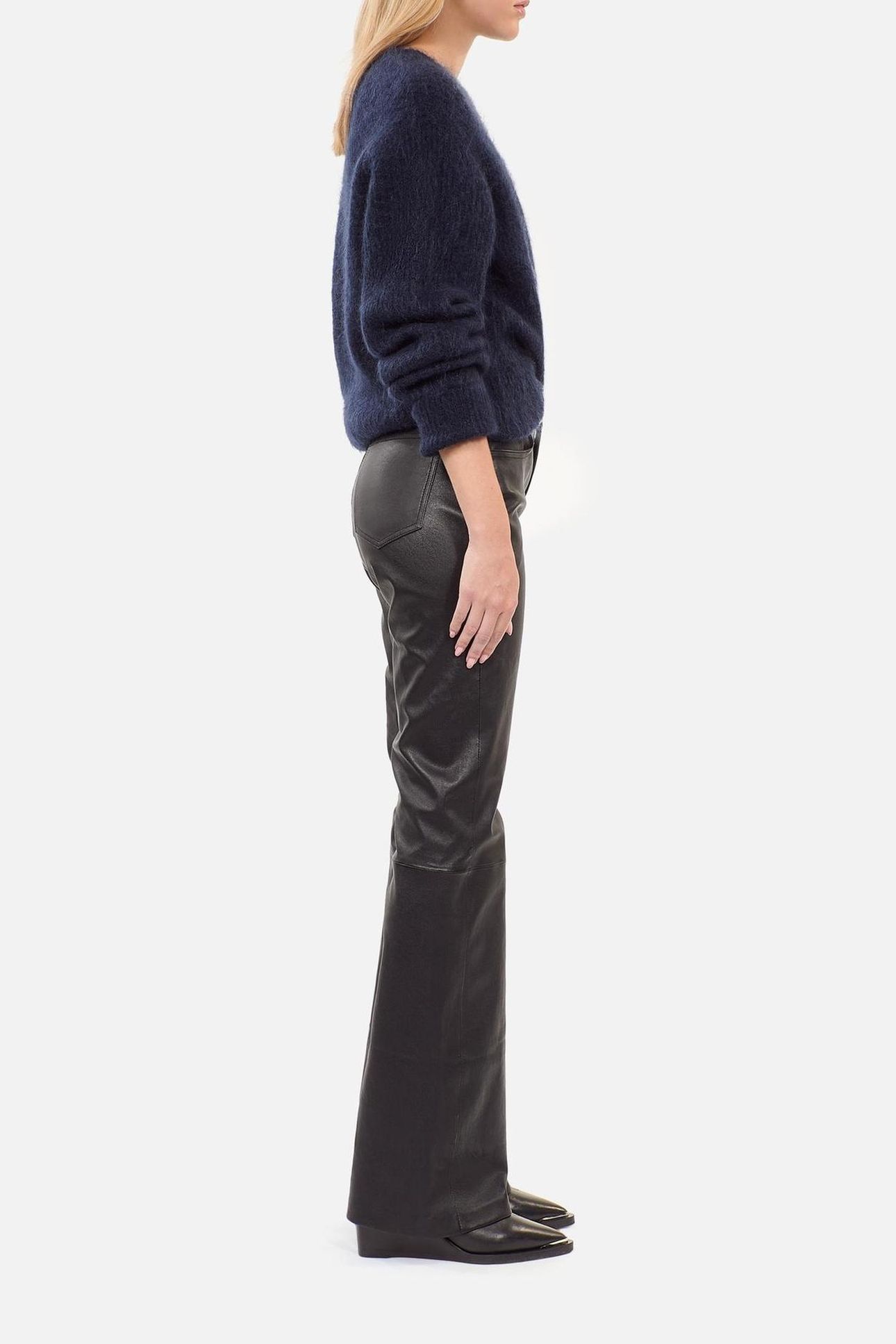 LEATHER TROUSERS BLACK 4