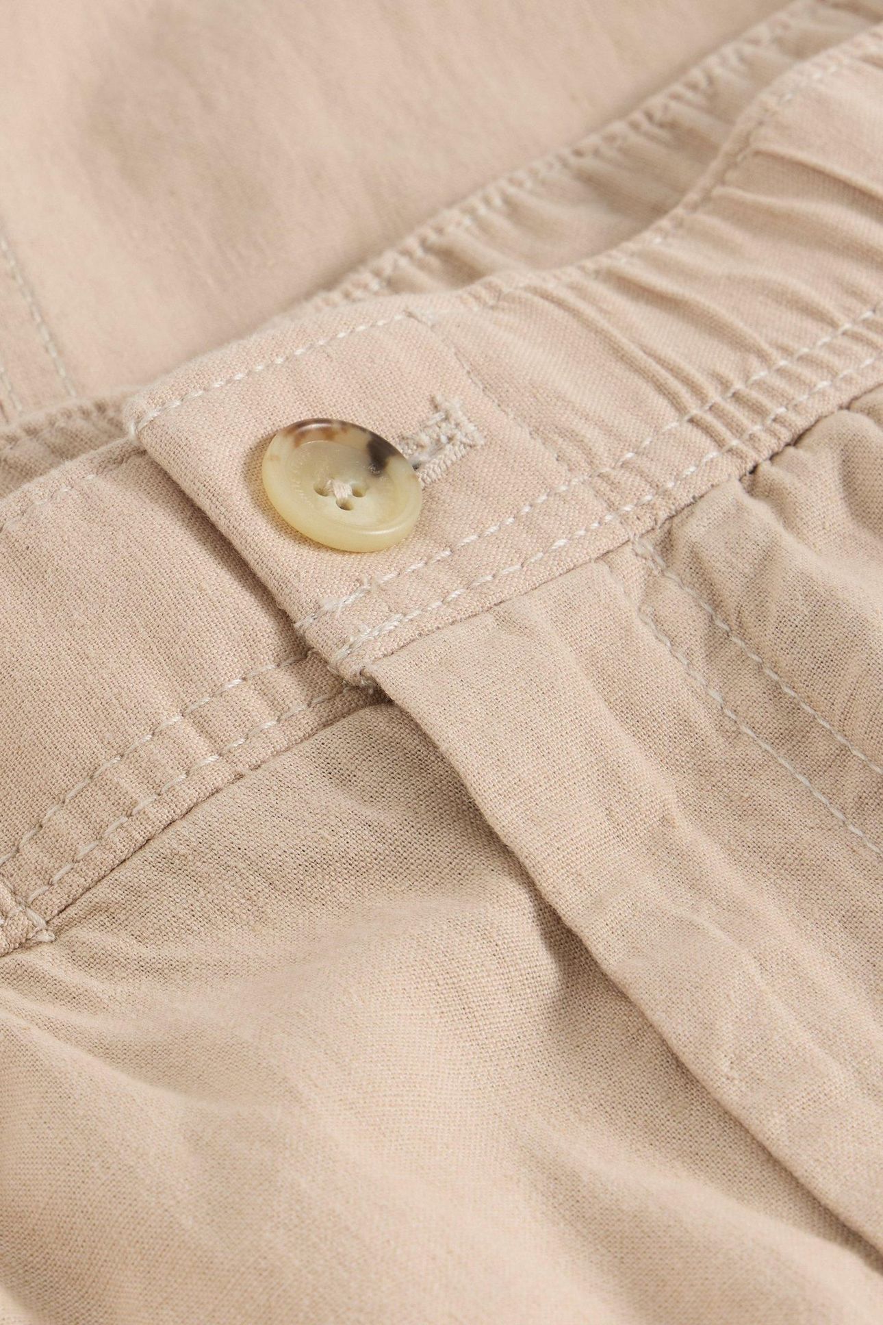 DRAWSTRING LINEN BLEND TROUSER LIGHT NATURAL 5
