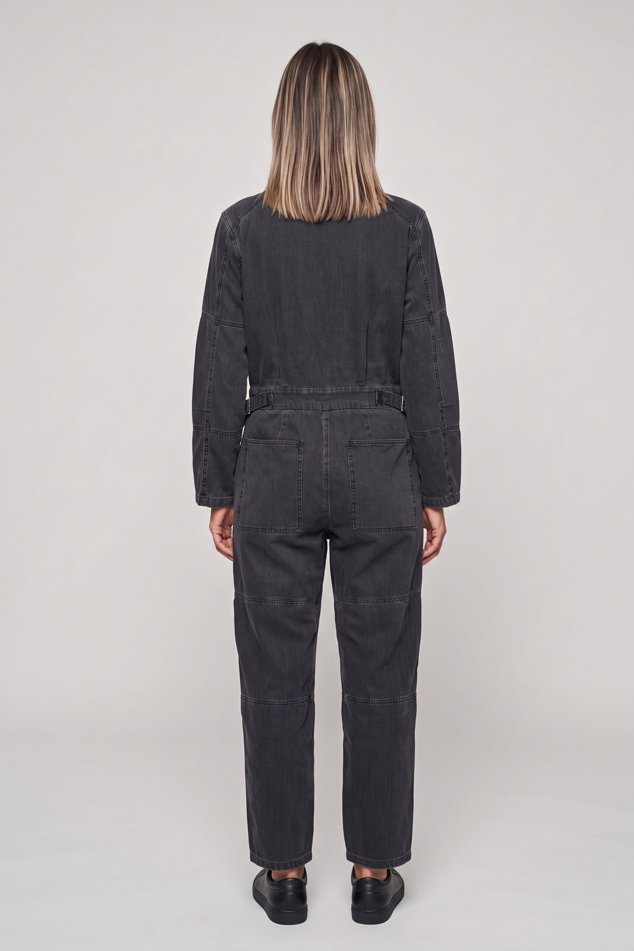 ELDRA DENIM JUMPSUIT GREY 2
