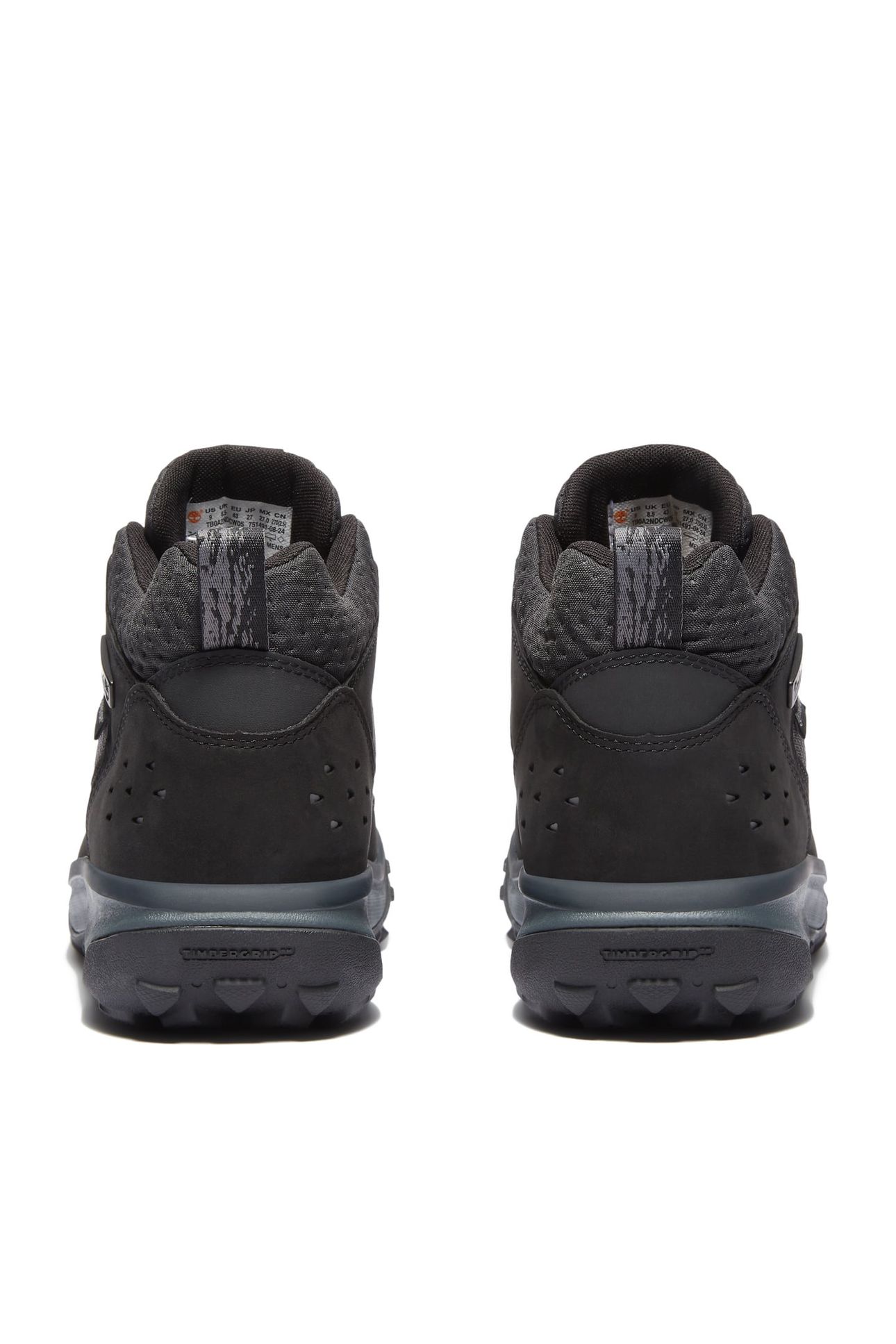 TIMBERCUSH MOTION 7 MID LACE UP WATERPROOF SNEAKER BLACK NUB 7
