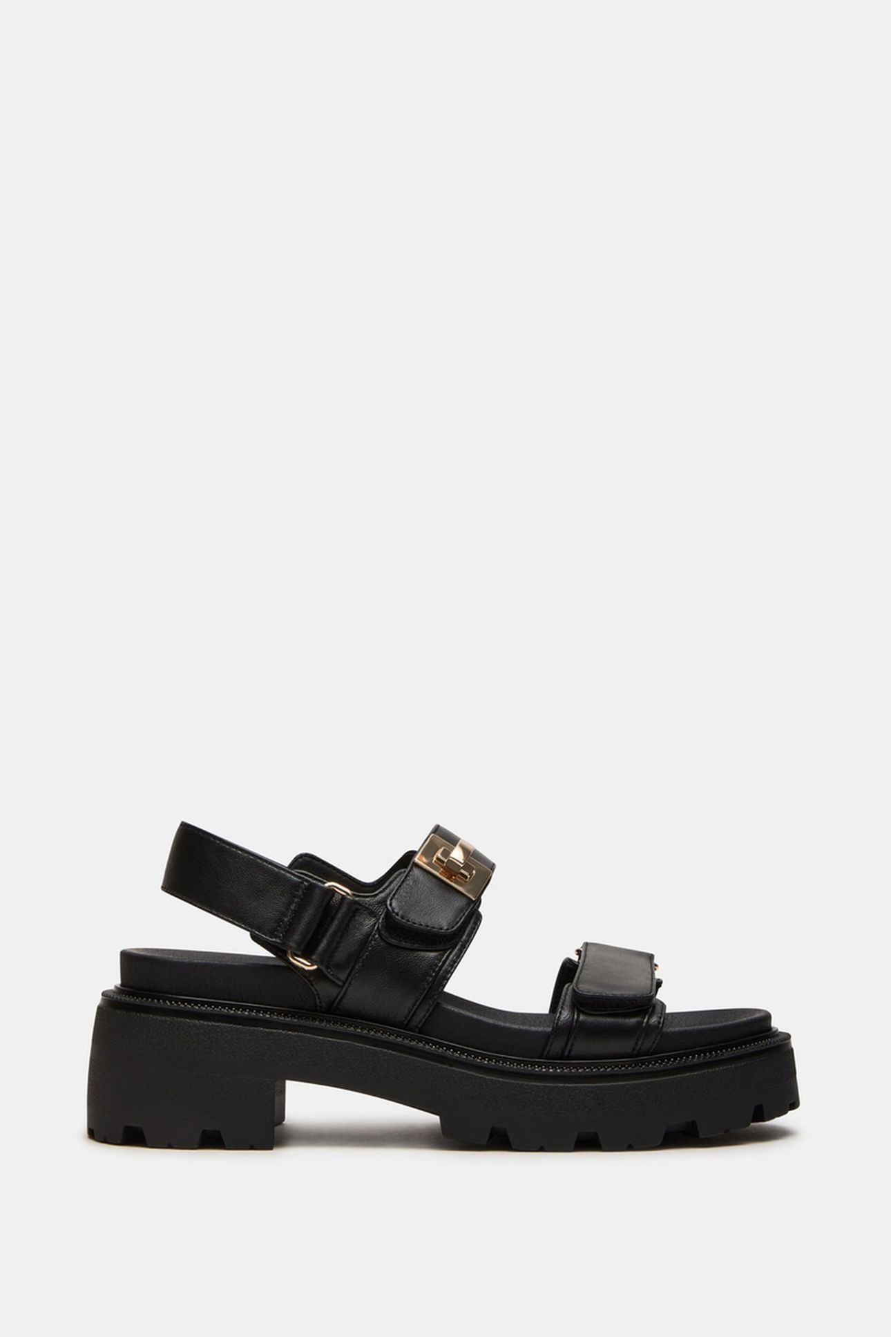 SUPERMONA SANDALS BLACK LEATHER 1