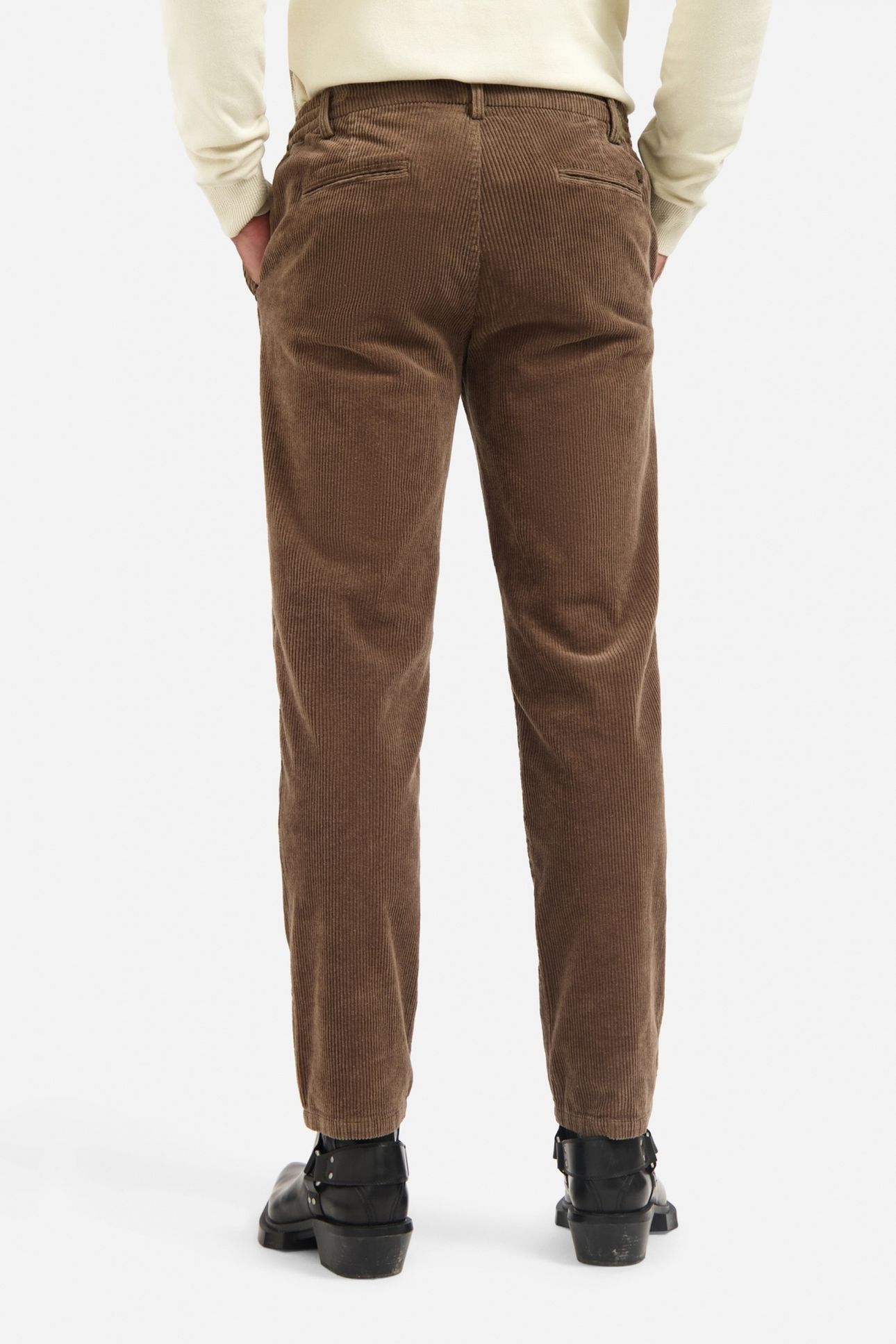 PANTS CHINO STRETCH CORDUROY TAUPE 3