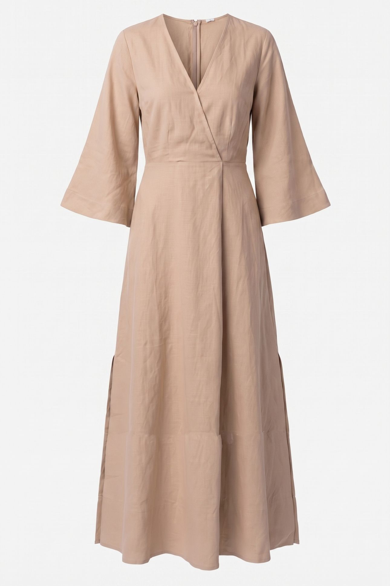 GIA KIMONO DRESS BEIGE 3