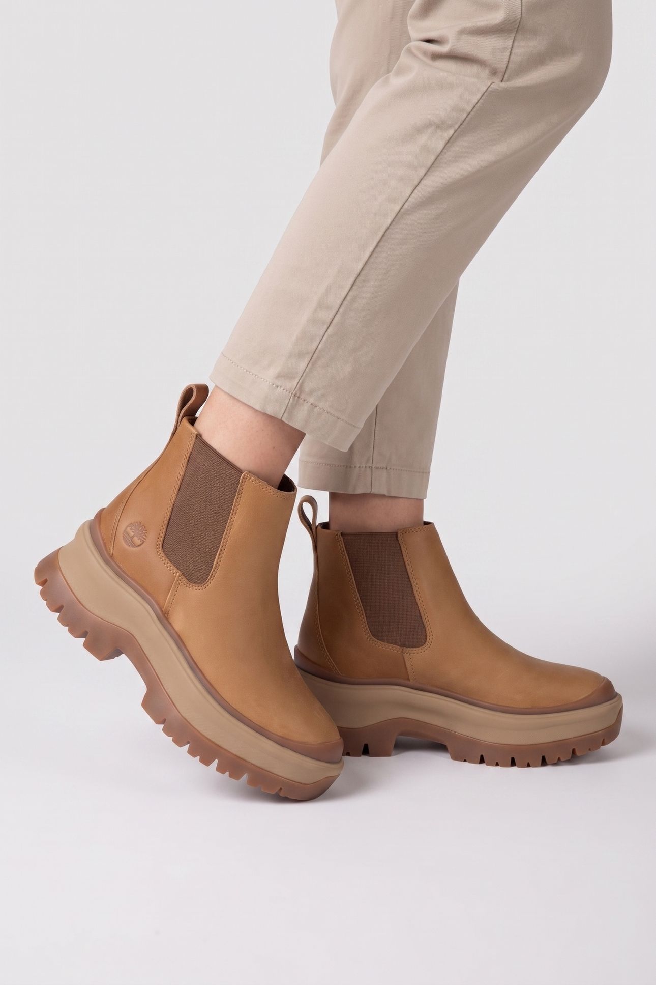 ROXIE LANE MID CHELSEA BOOT MEDIUM BROWN FULL GRAIN 3