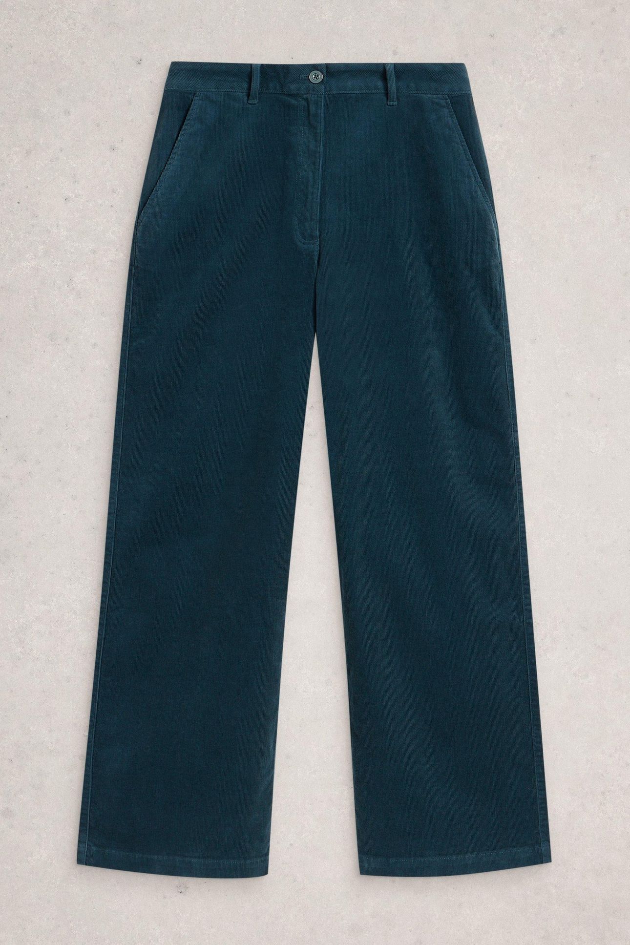 ELLA CORD WIDE LEG TROUSER DARK BLUE 1