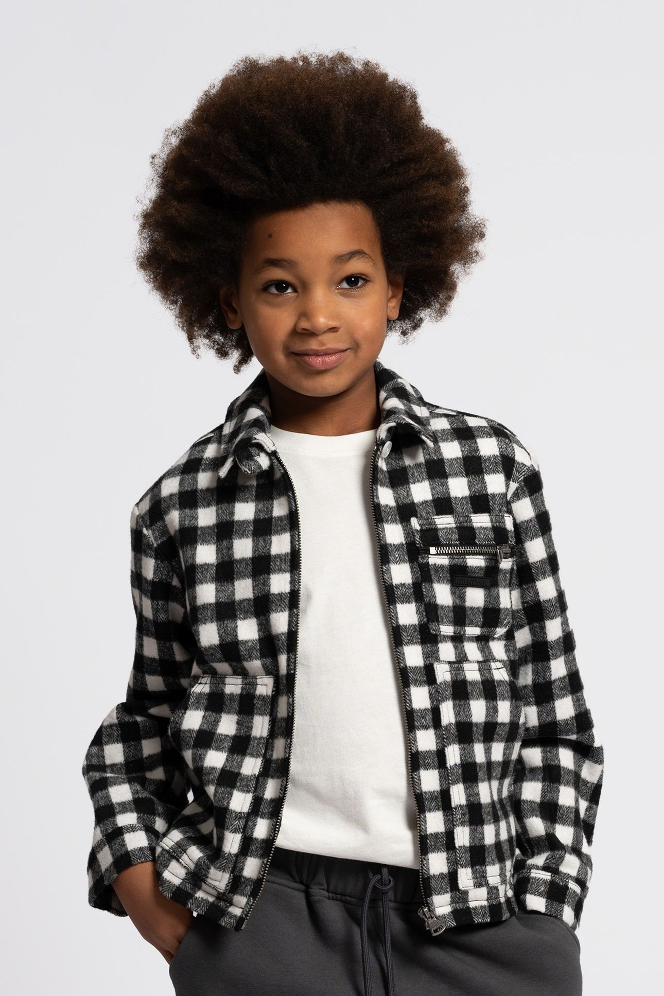 URBAN OVERSHIRT OFF WHITE/BLACK 1