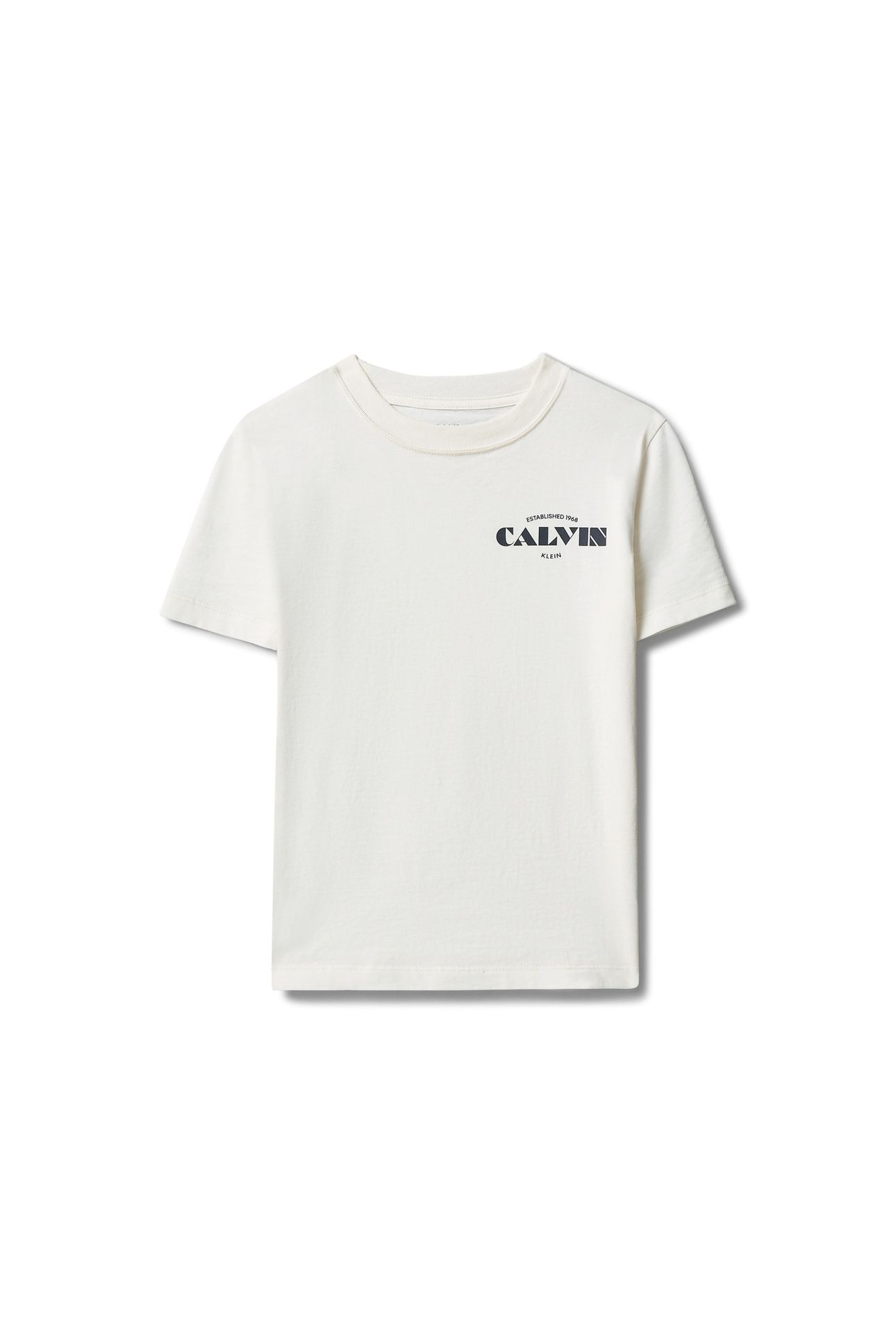 BOYS CALVIN SMALL CHEST LOGO TEE CITADEL 4