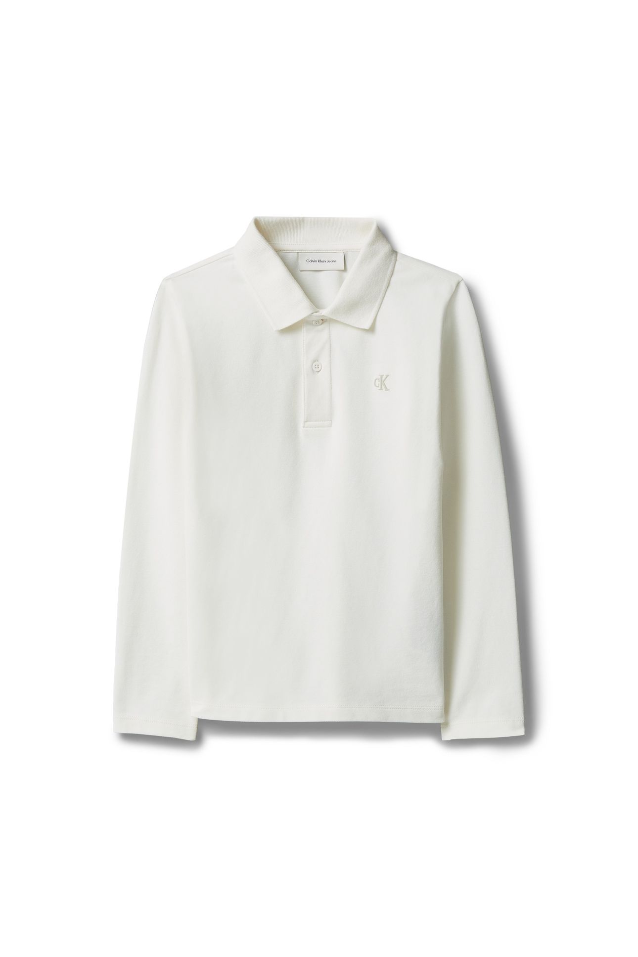 BOYS SOLID PIQUE POLO LONG SLEEVE TOFU 4