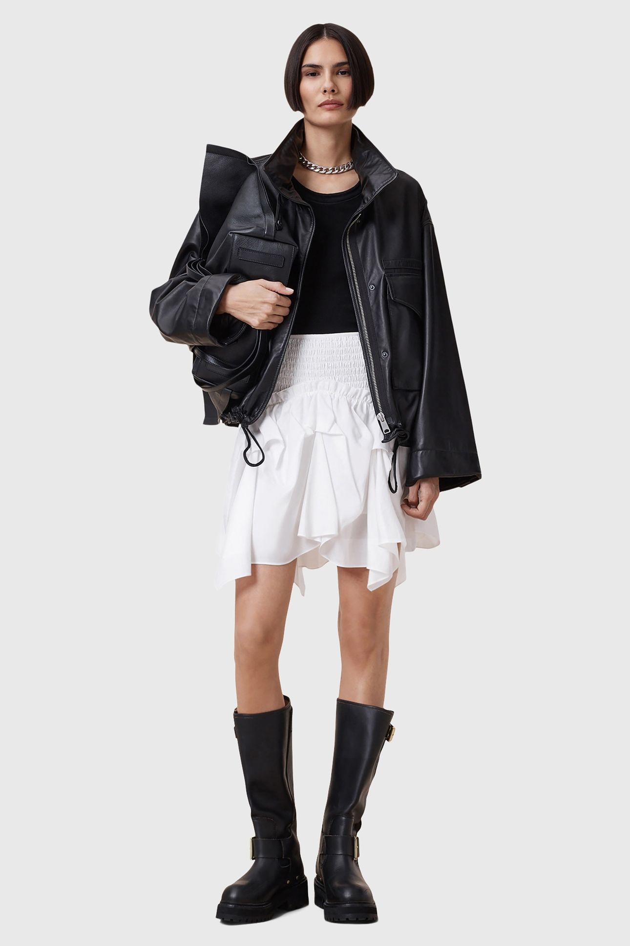 PALMER SKIRT CHALK WHITE 4