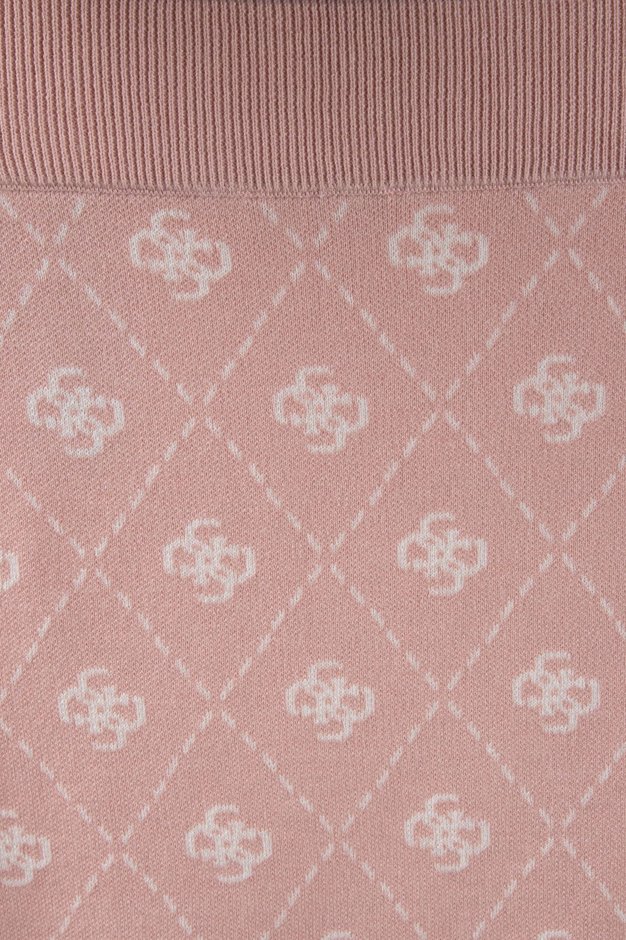 GUESS ECO SARAH 4G SKIRT SWTR MELLOW PINK AND CREA 4