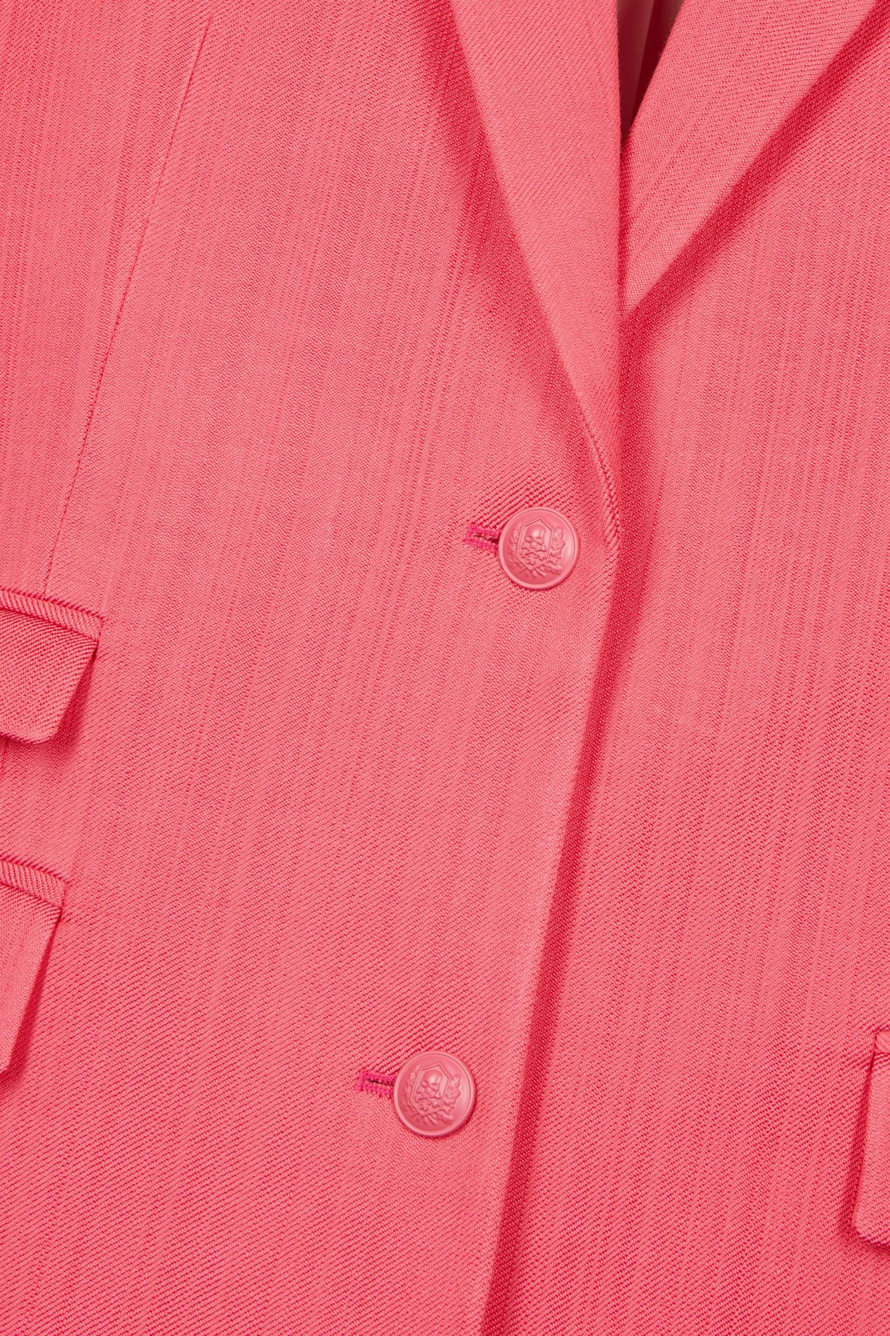 SUIT JACKET RIGHT SIDE POCKETS AND FRONT BUTTONS RETRO PINK 7