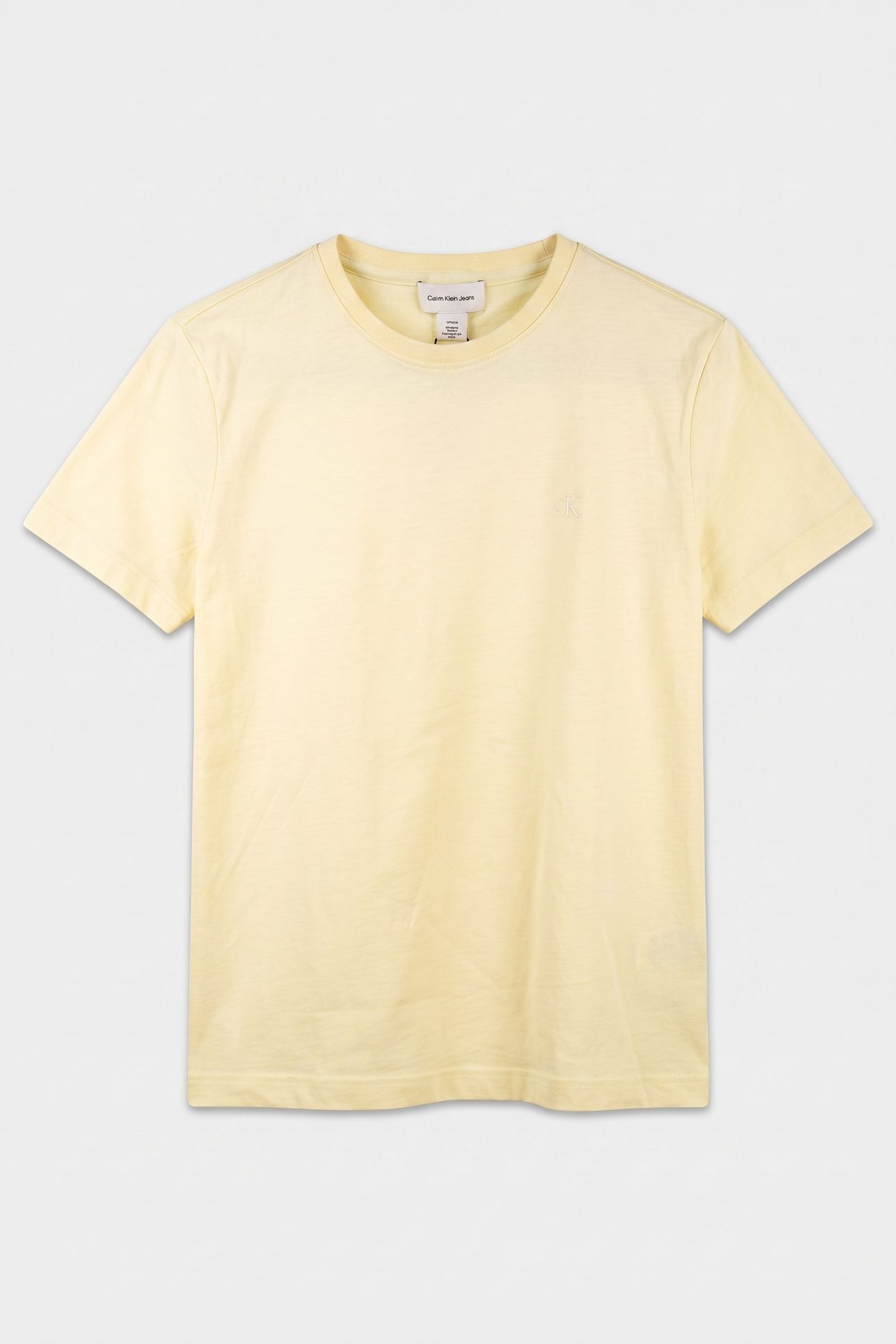 SS MONOGRAM CREW TEE FRENCH VANILLA 3