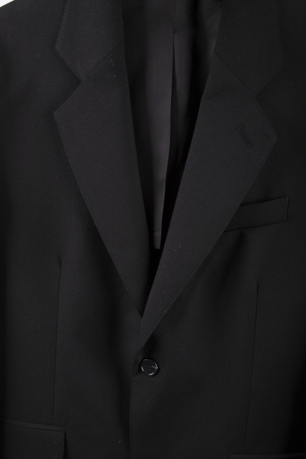 DENNIS HOPSACK SUIT BLAZER BLACK 5