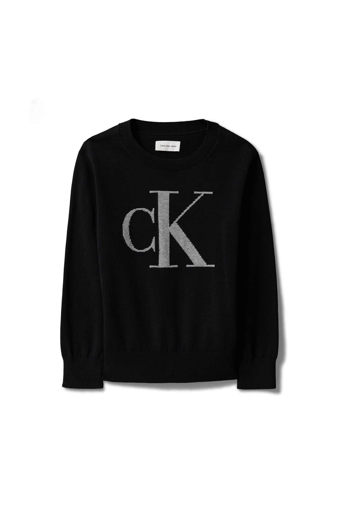 BOYS MONOGRAM REGULAR SWEATER BLACK 4