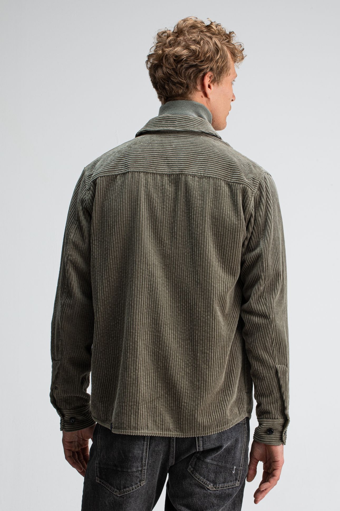 COLBY CORD OVERSHIRT MOCHA BROWN 2