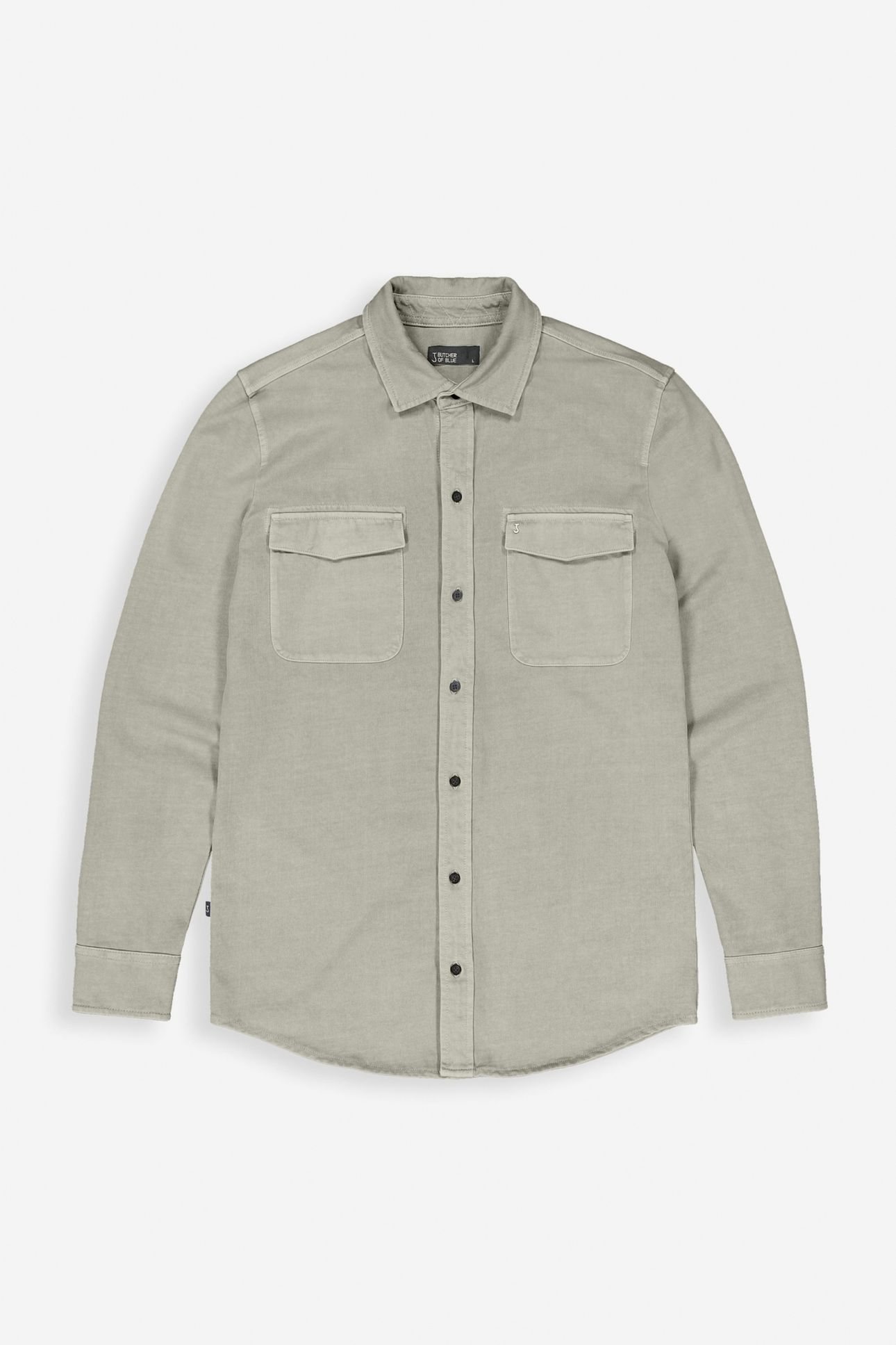 FINN POCKET JERSEY OVERSHIRT SLATE GREY 3