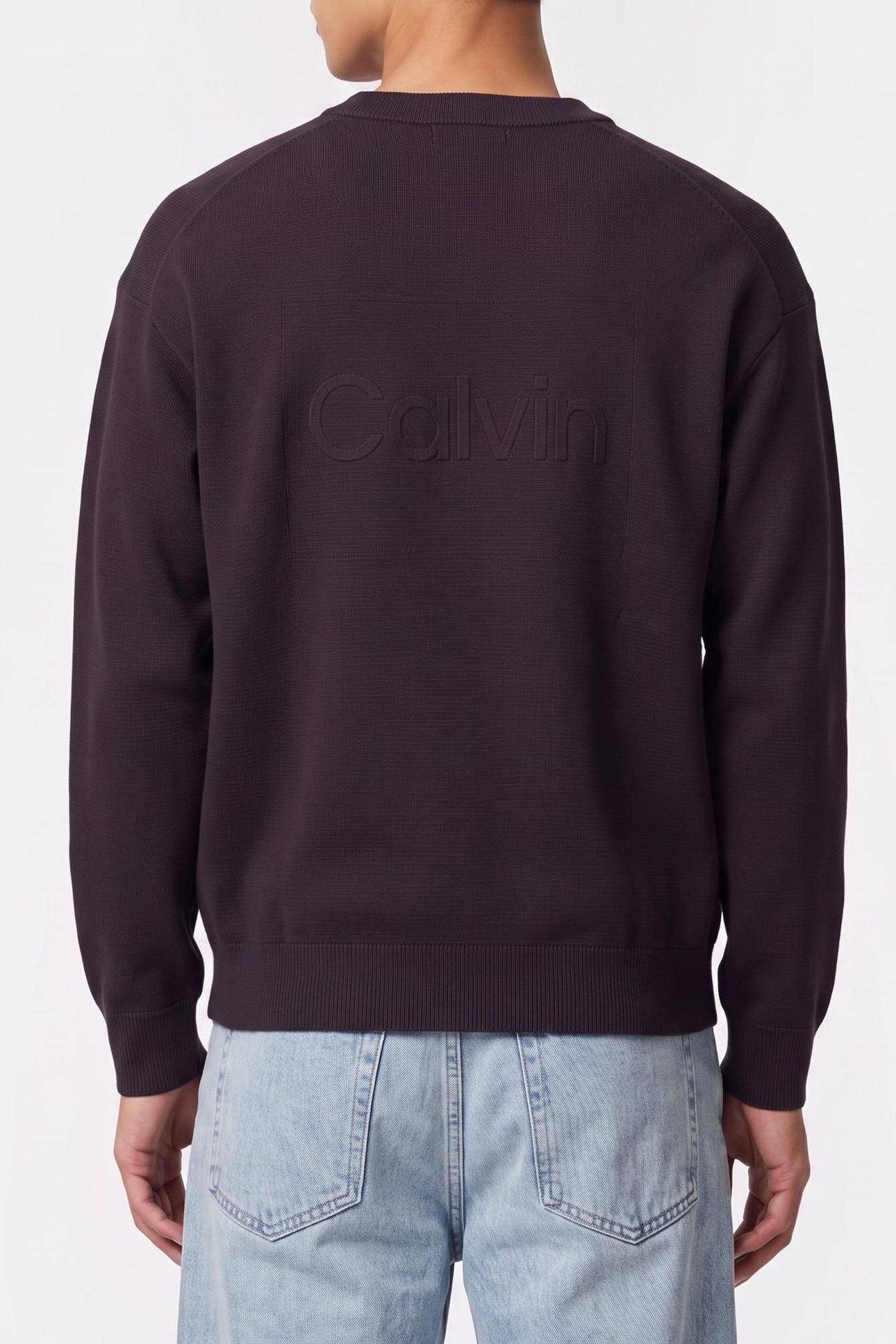 LONG SLEEVE 3D CHEST LOGO MODERN FIT TEE EVENING SUNSET 2